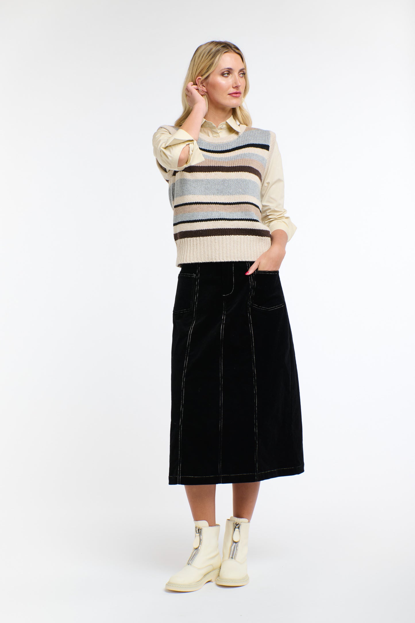 Phoebe Stripe Vest