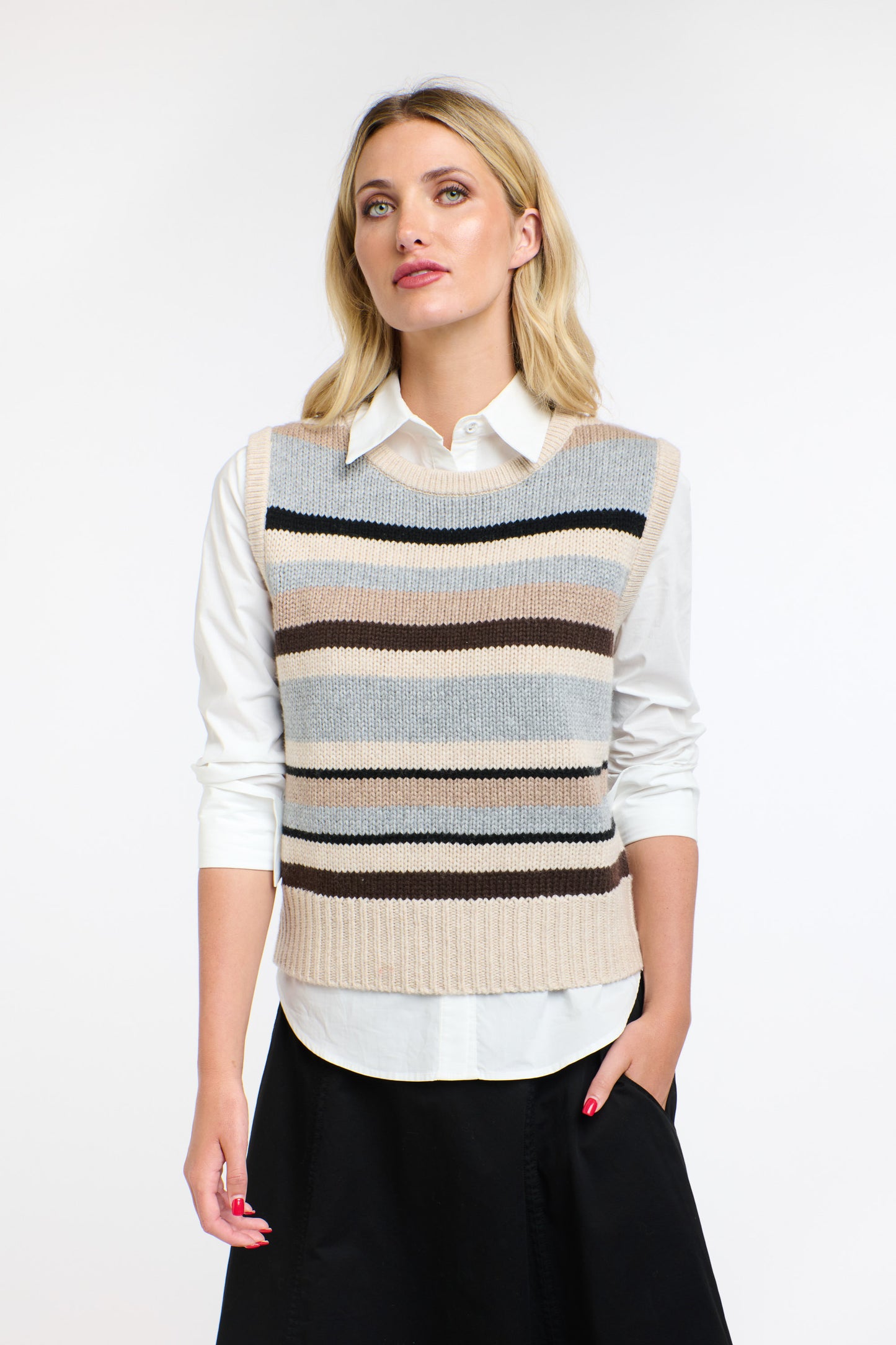 Phoebe Stripe Vest