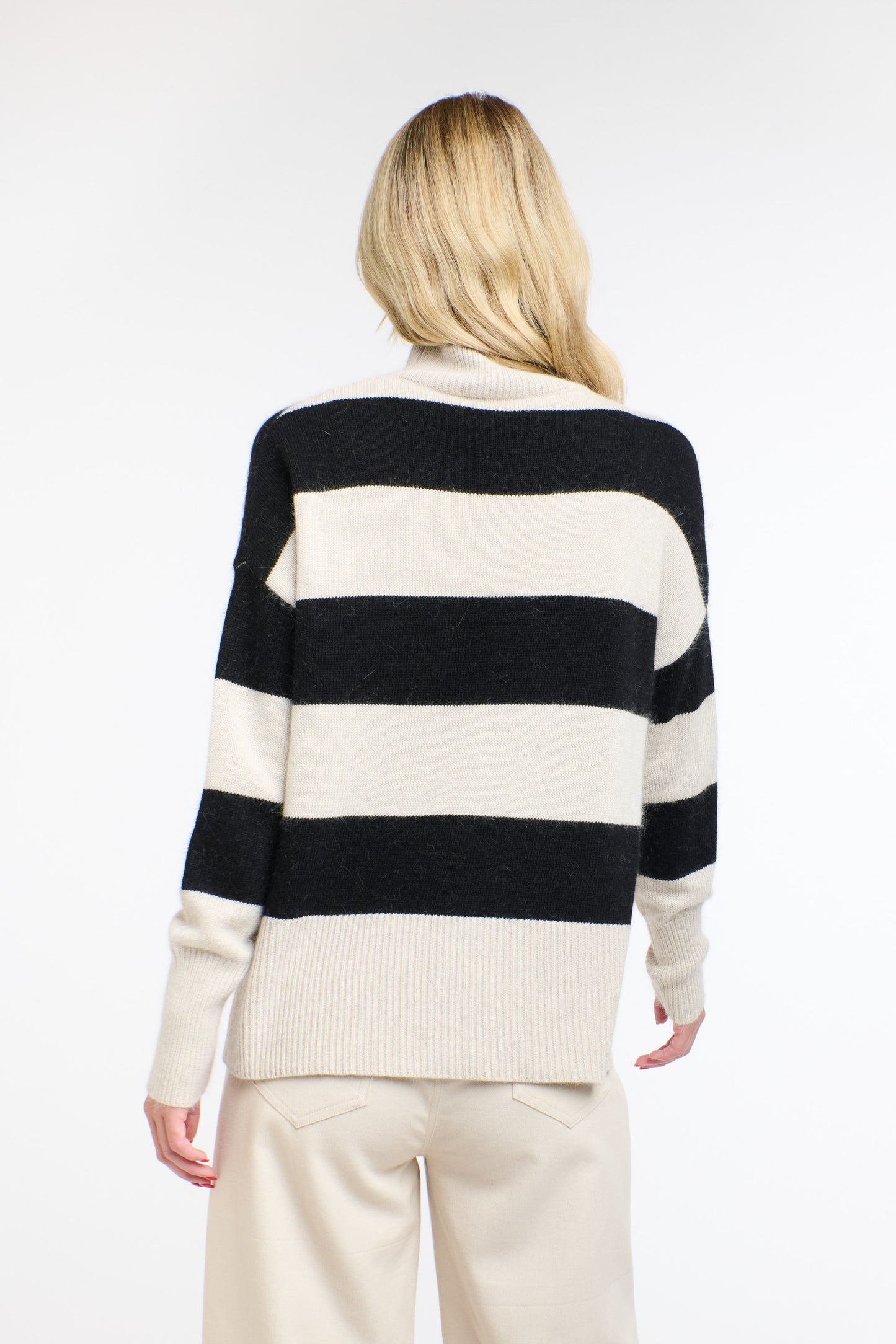 Gracie Angora Stripe Knit