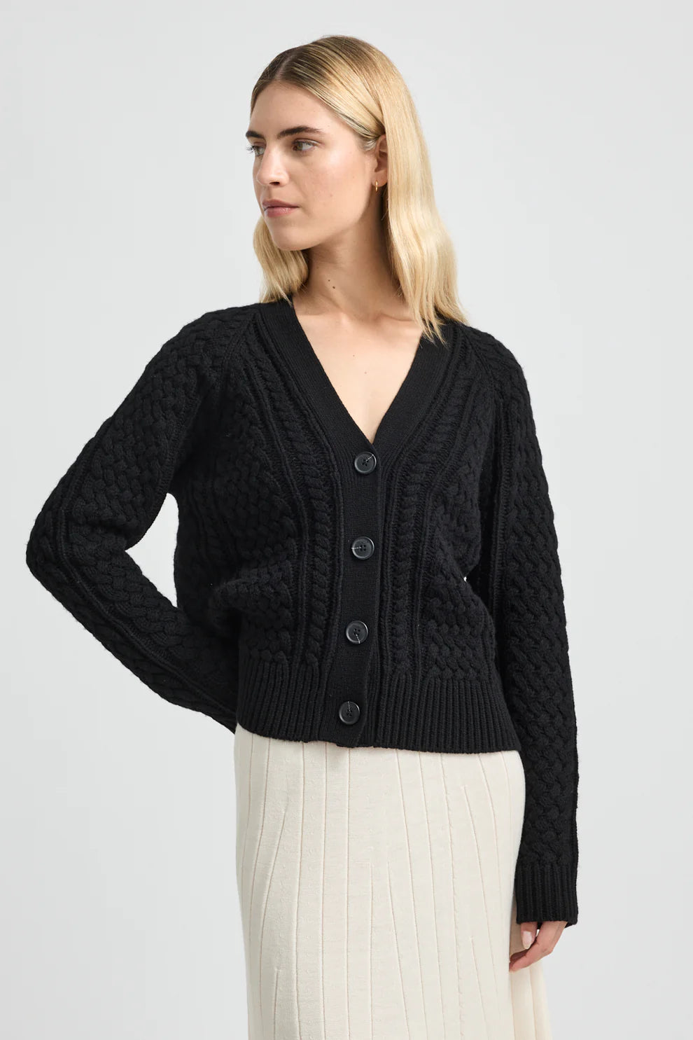 Cable Cardigan