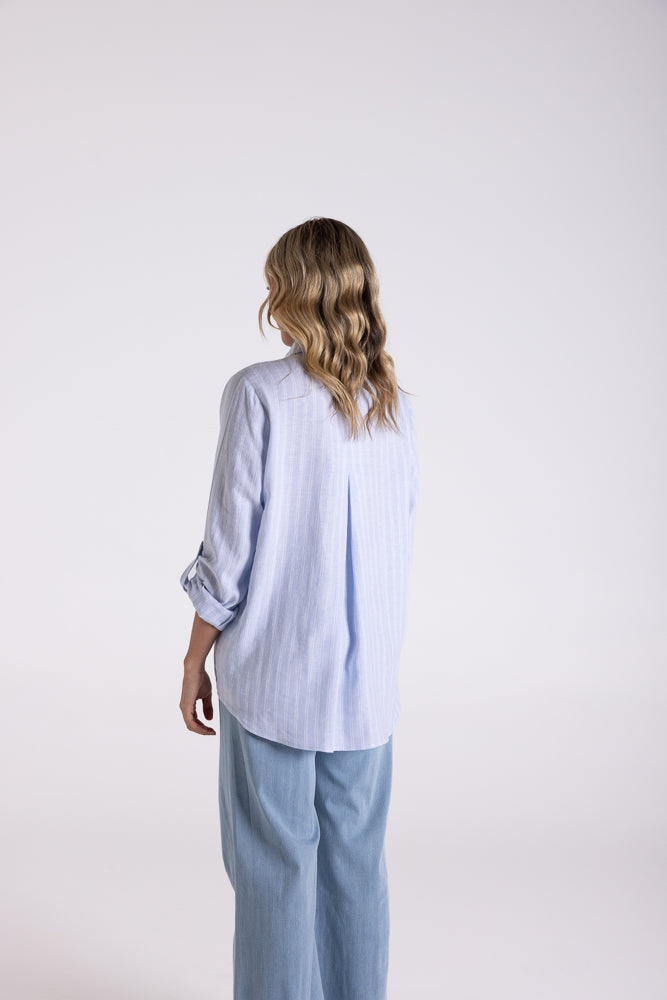 Linen Stripe Shirt