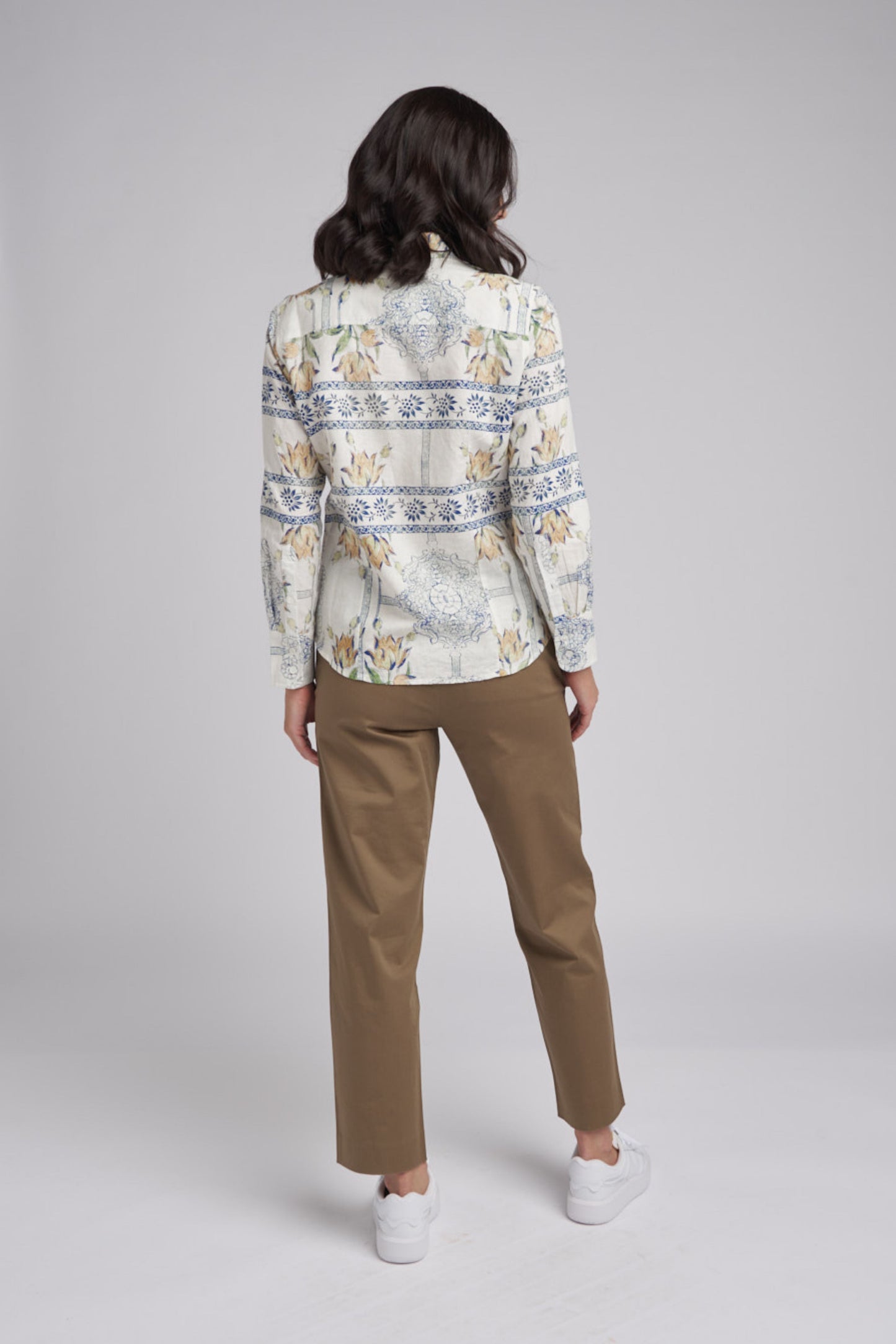 Printed Linen Shirt