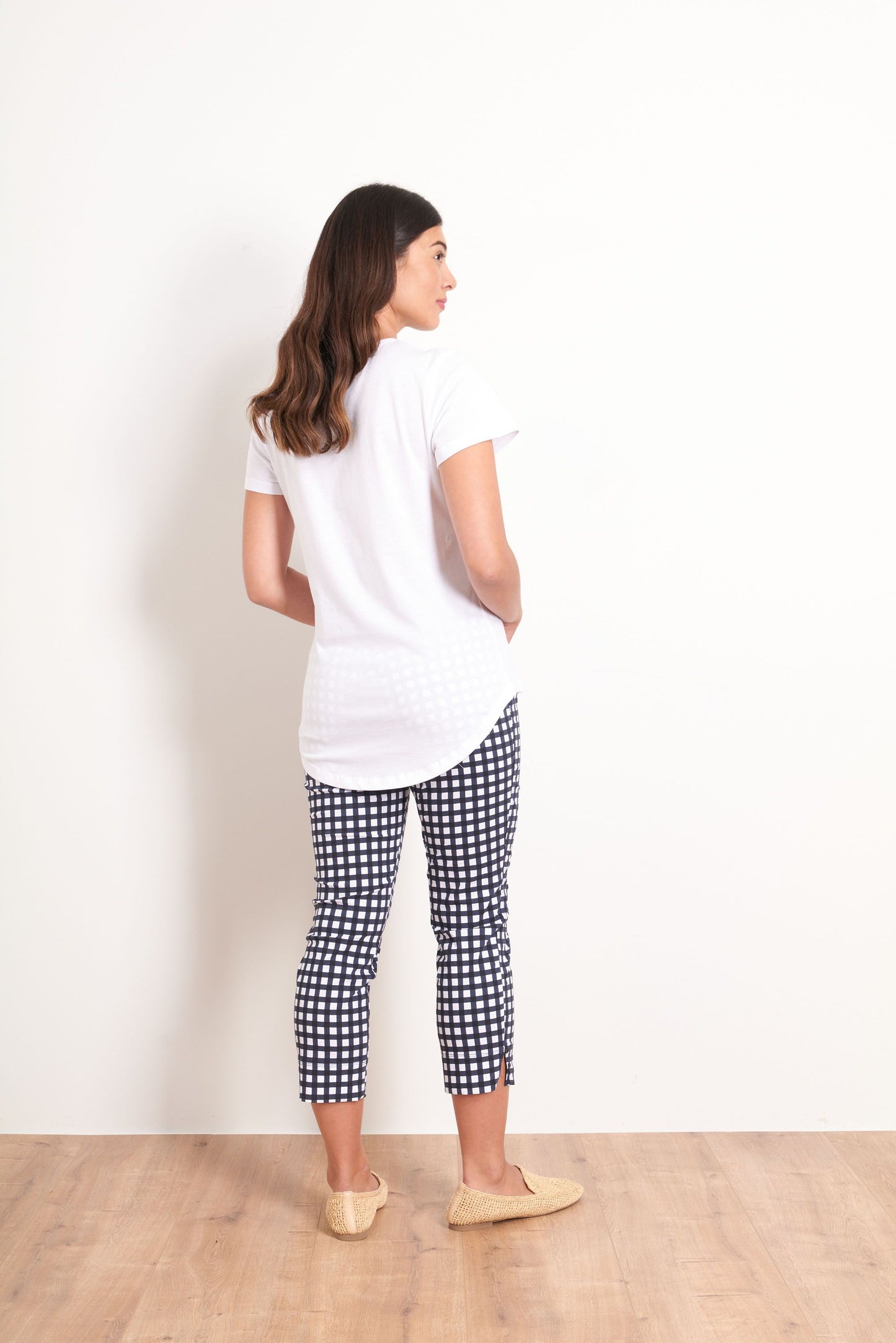 Print Fuss Free Capri