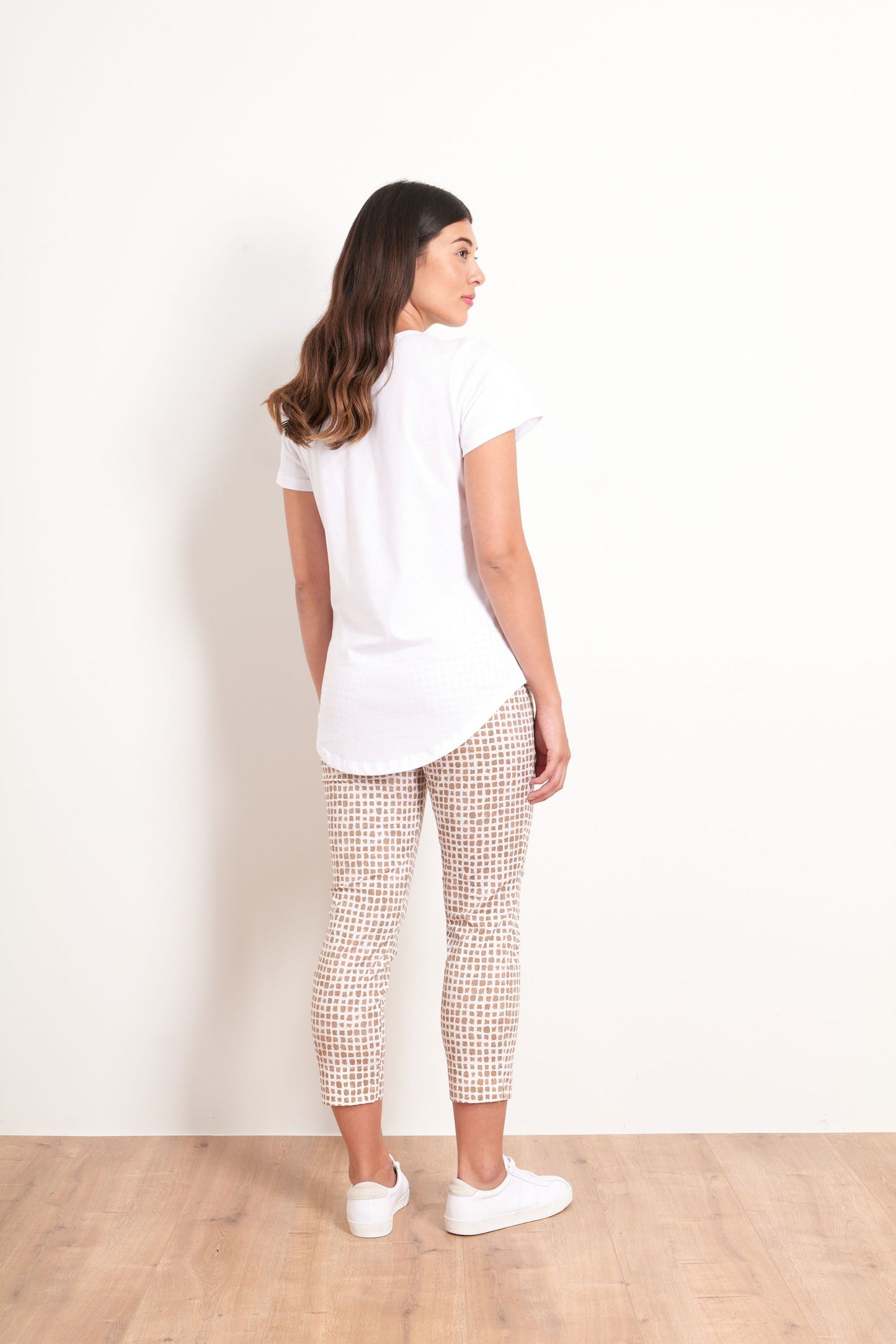 Print Fuss Free Capri