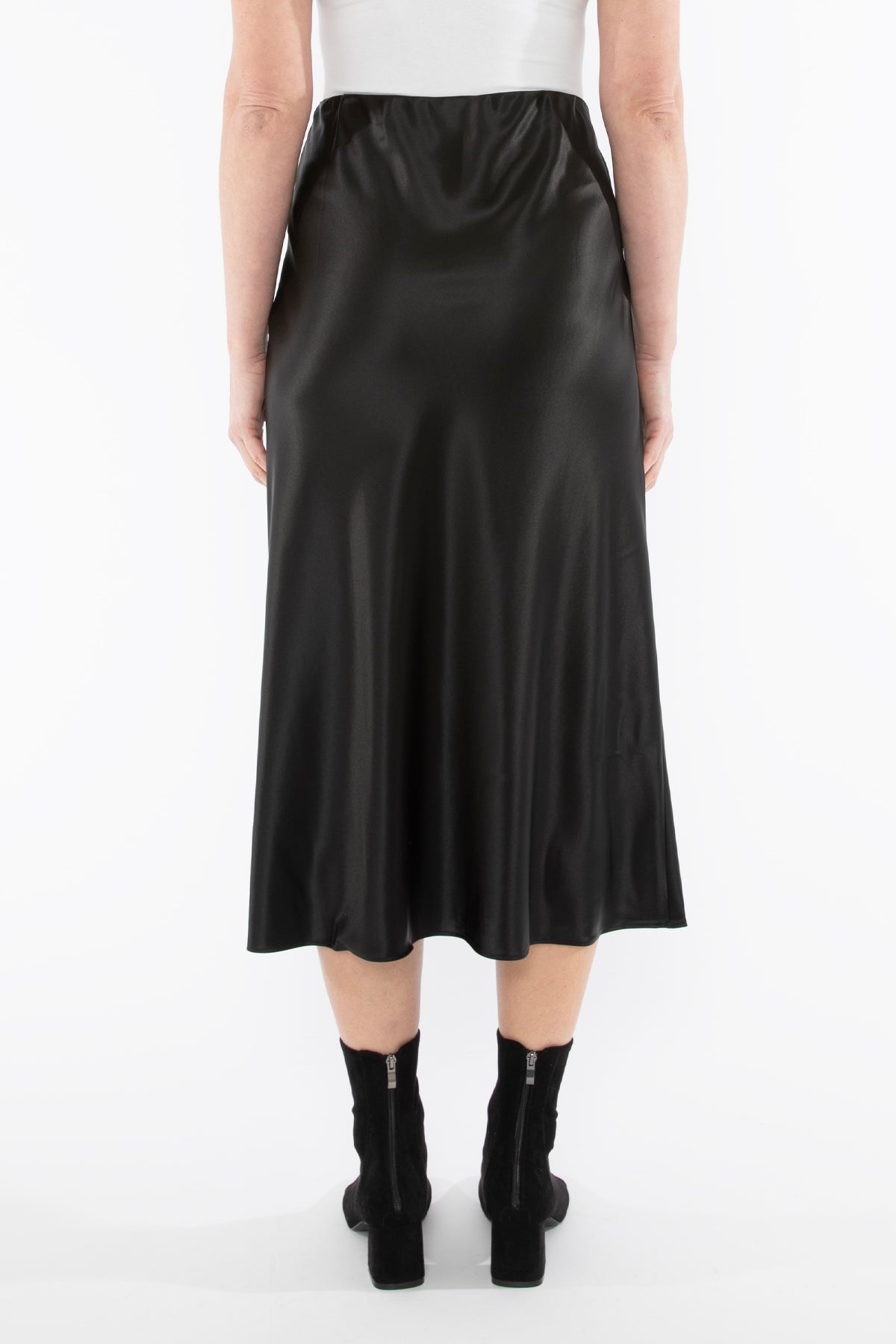 Bias Satin Skirt