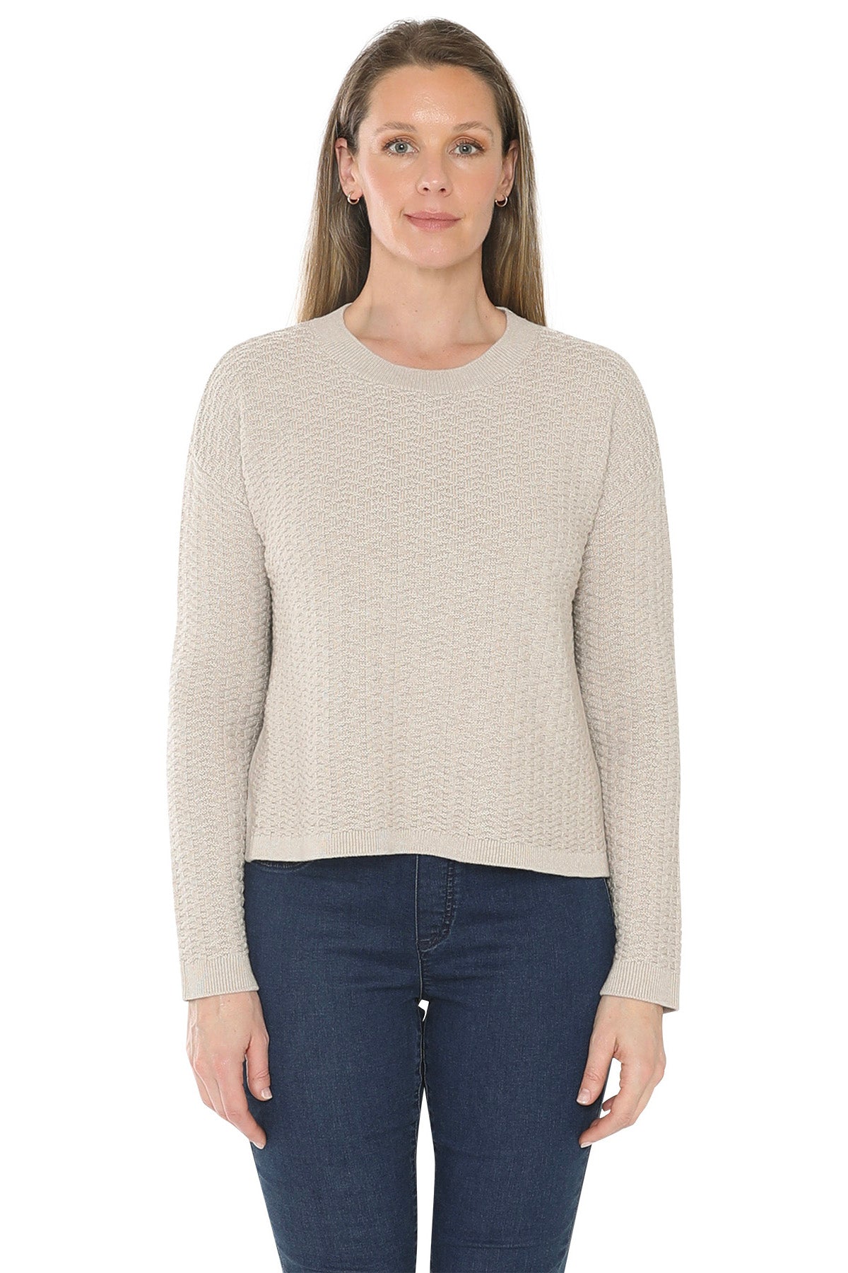 Texture Knit Pullover