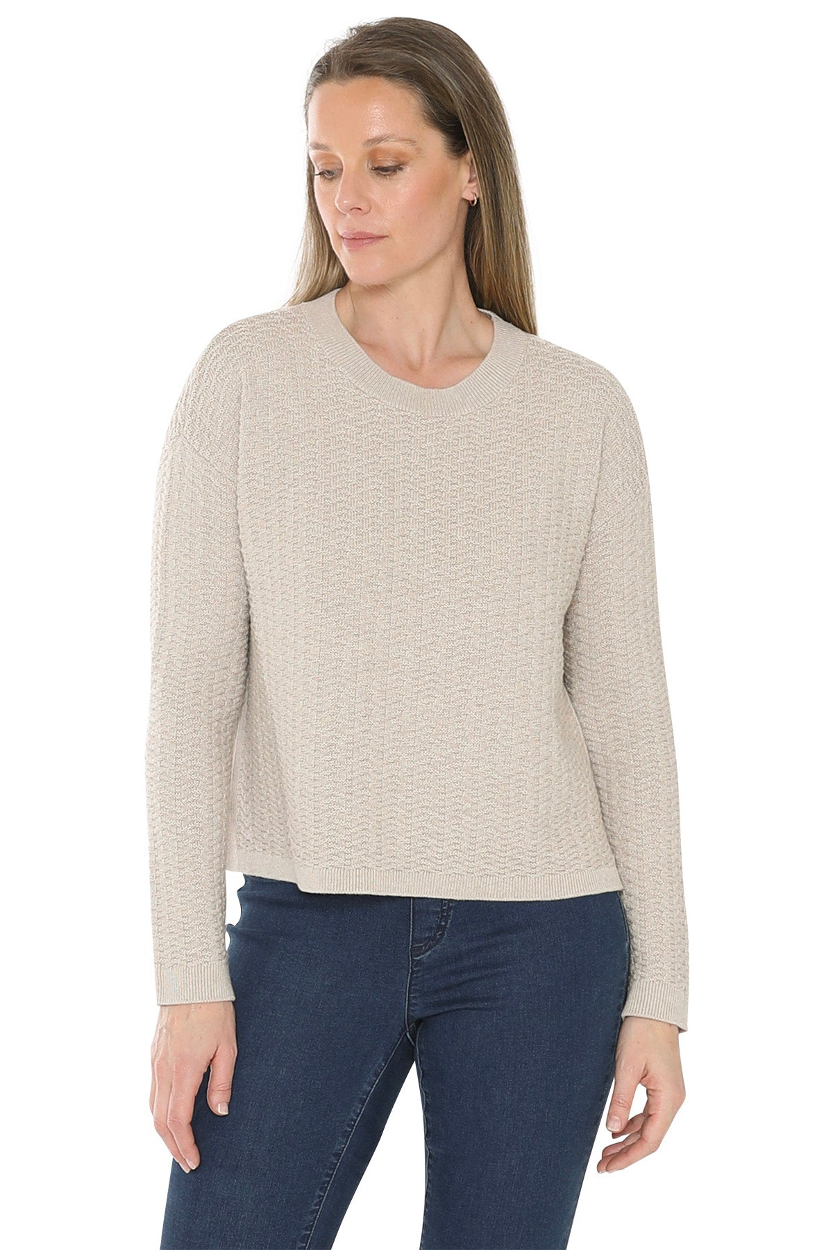 Texture Knit Pullover
