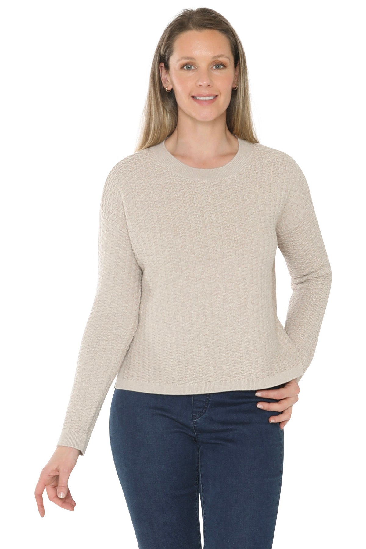 Texture Knit Pullover