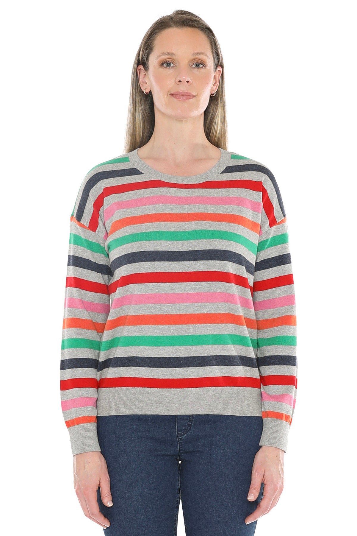 Multi Stripe Pullover