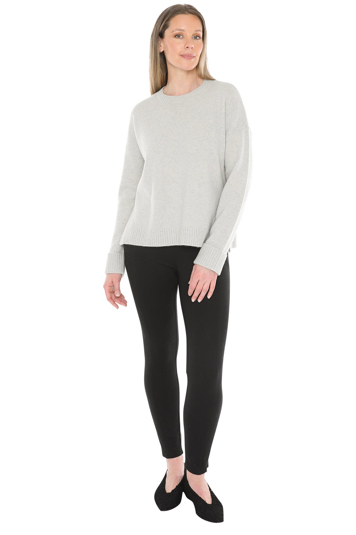 Side Detail Crew Pullover
