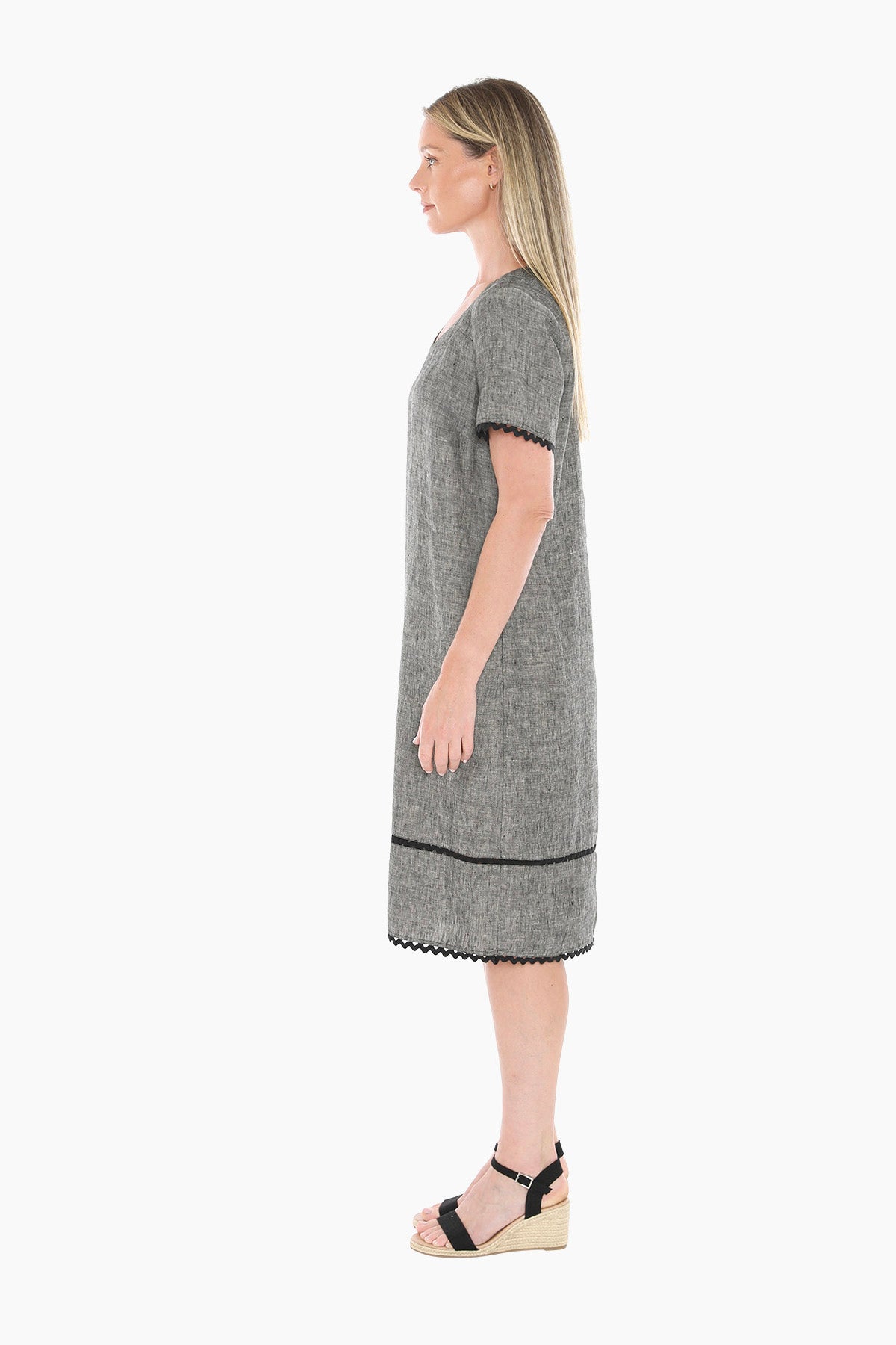 Ric Rac Short Slv Dress