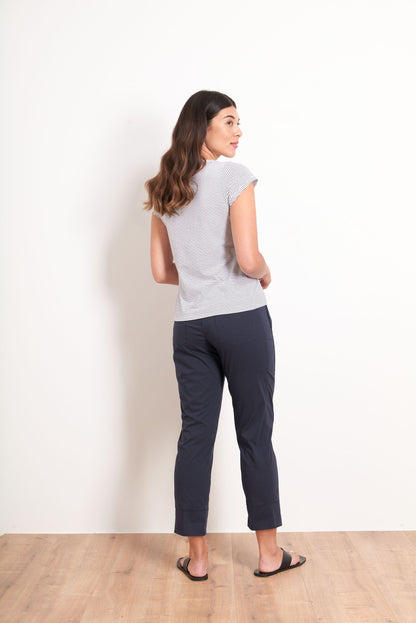 Your Turn Trapeze Cuff Pocket Pant