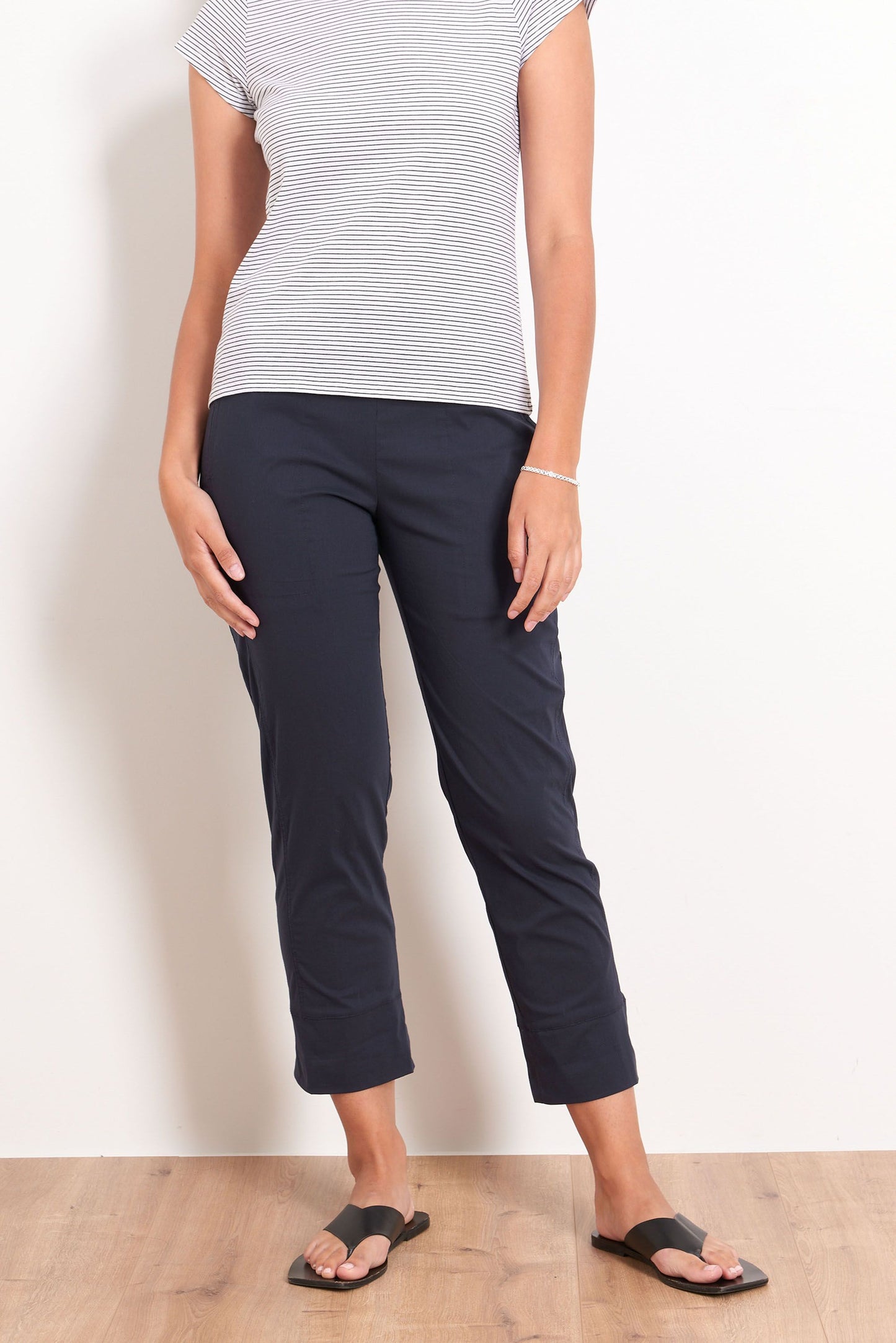 Your Turn Trapeze Cuff Pocket Pant