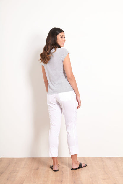 Your Turn Trapeze Cuff Pocket Pant