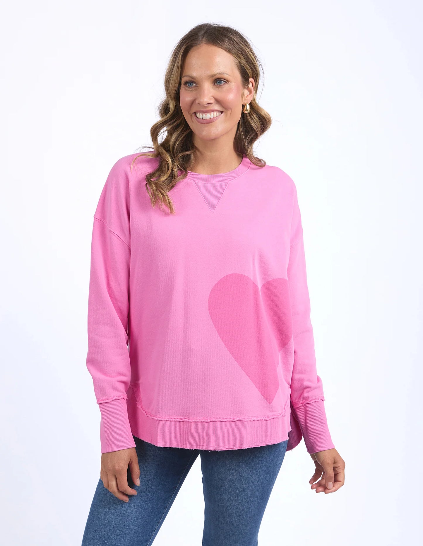 One Heart Crew Top