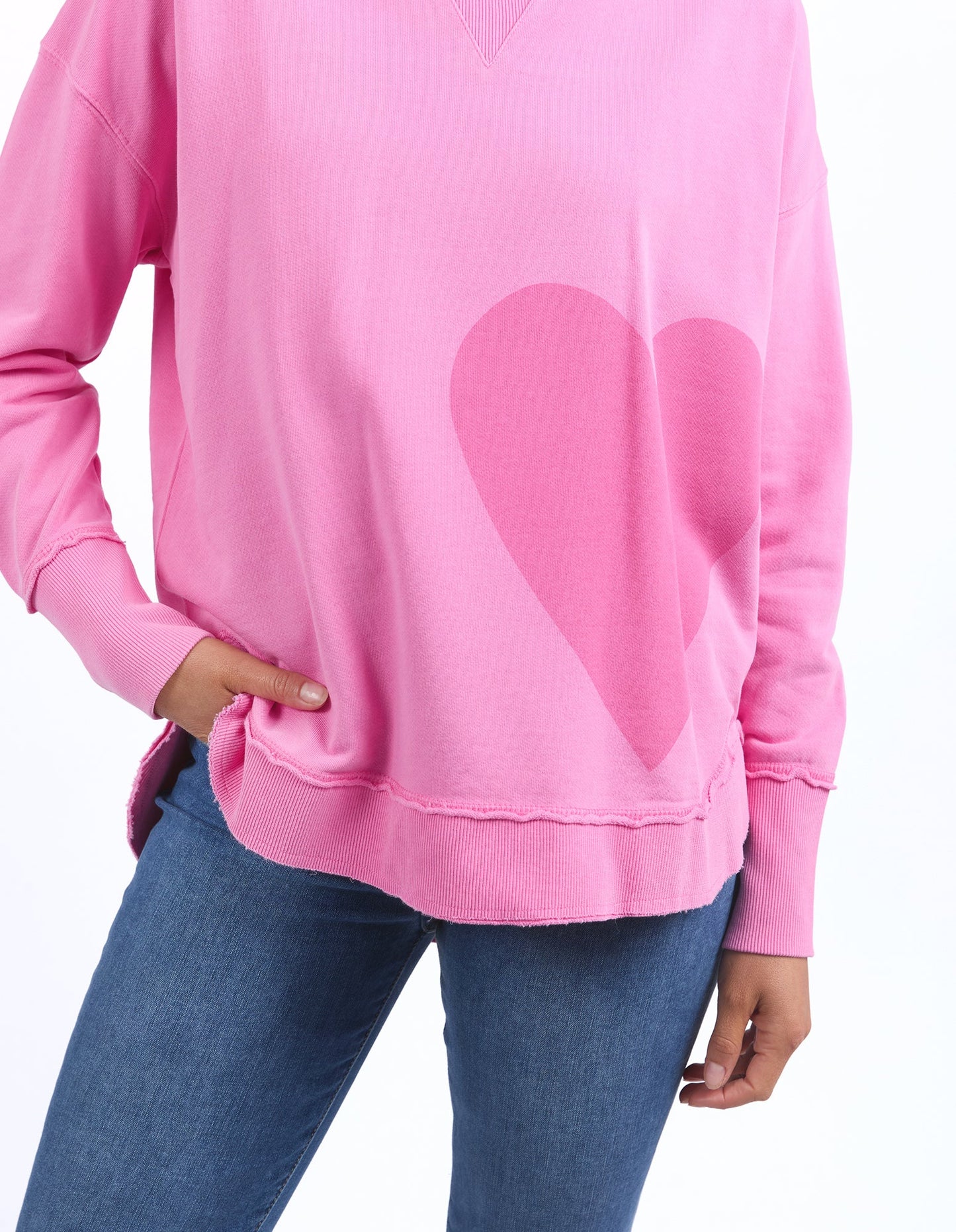 One Heart Crew Top