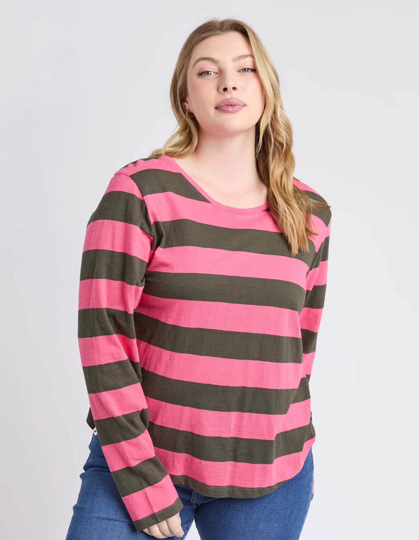 Spritz Stripe Long Sleeve Tee