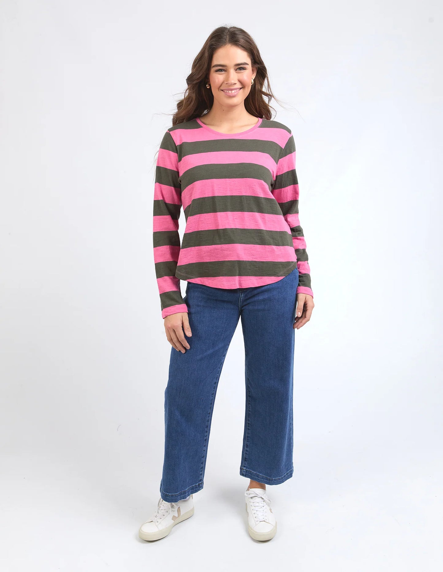 Spritz Stripe Long Sleeve Tee