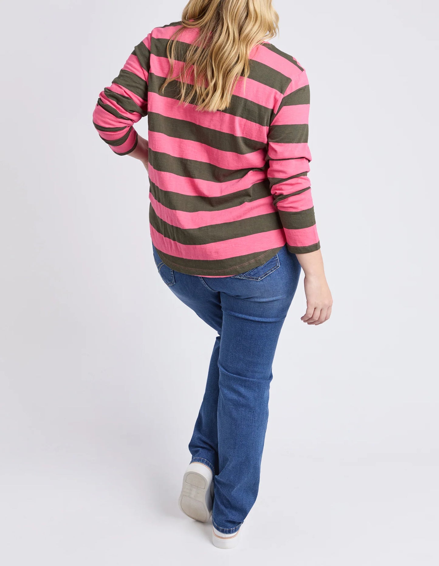 Spritz Stripe Long Sleeve Tee
