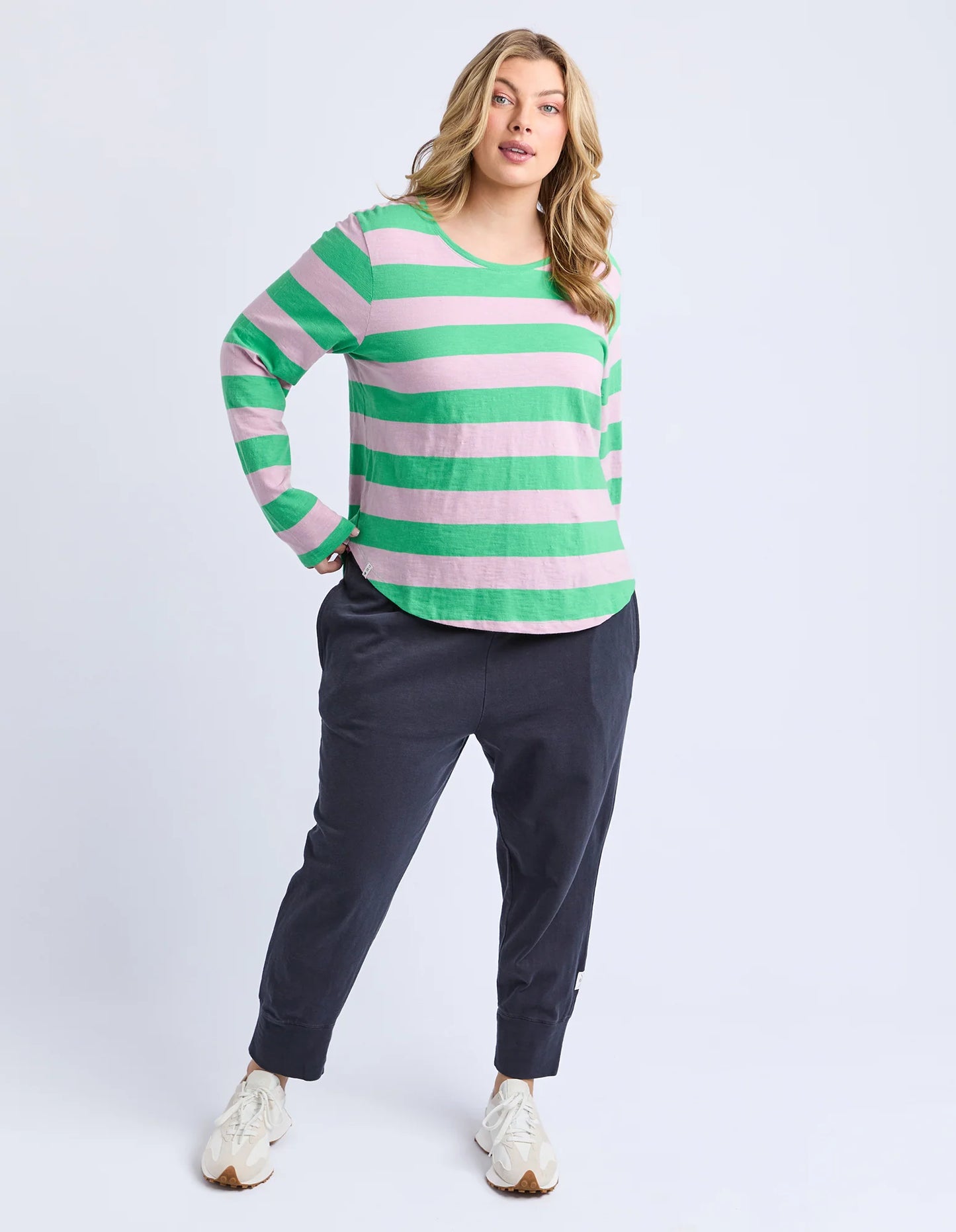 Spritz Stripe Long Sleeve Tee