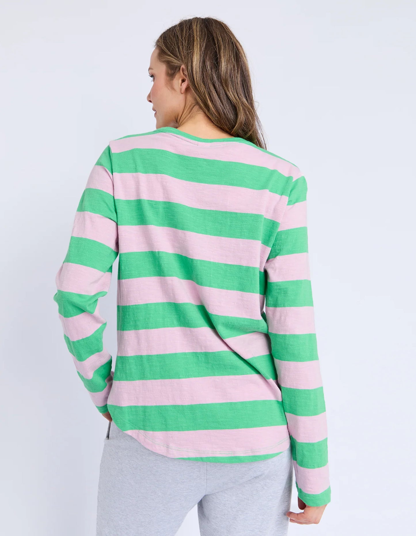 Spritz Stripe Long Sleeve Tee
