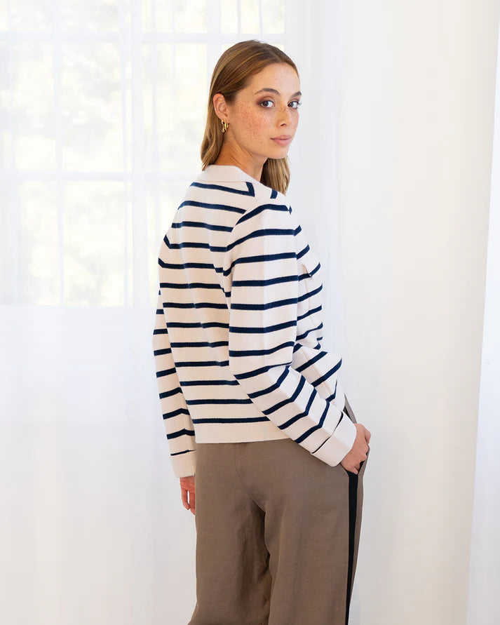 Angela Stripe Cardigan