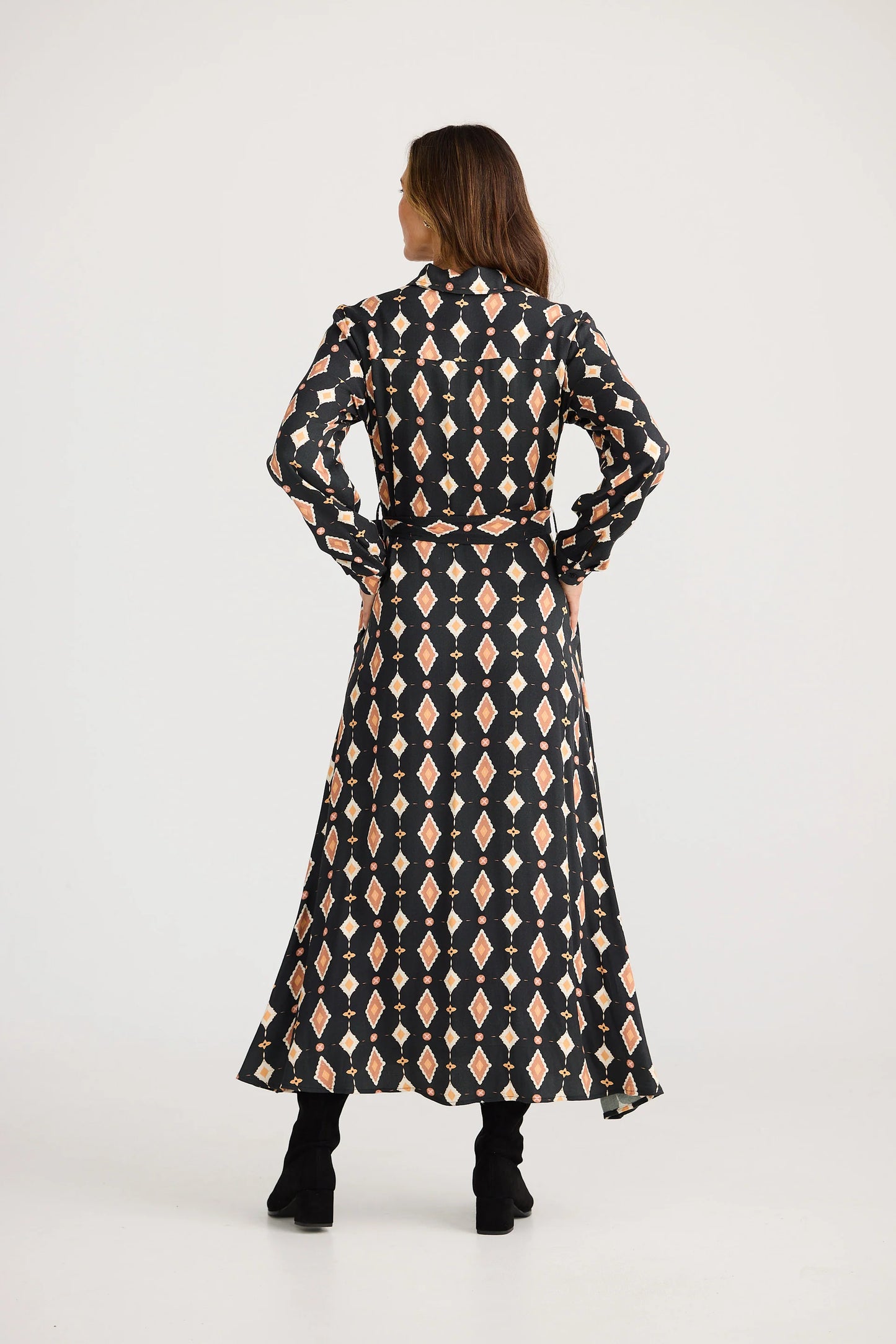 Rossellini Long Slv Dress