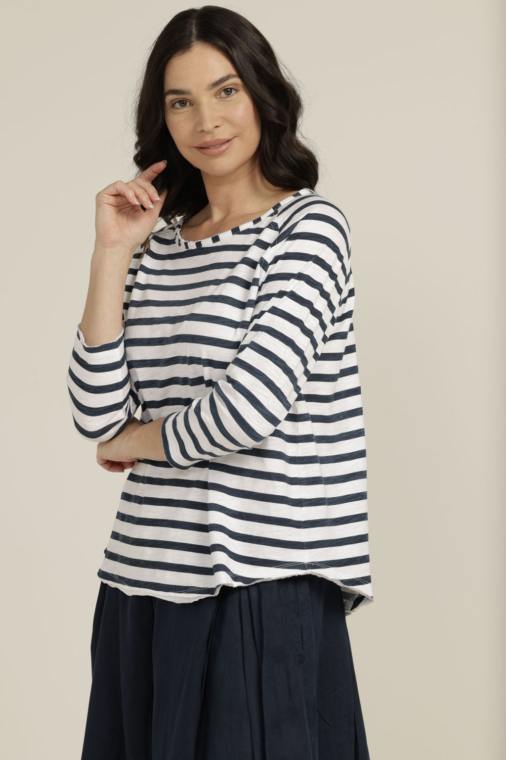 Stripe Raglan Tee