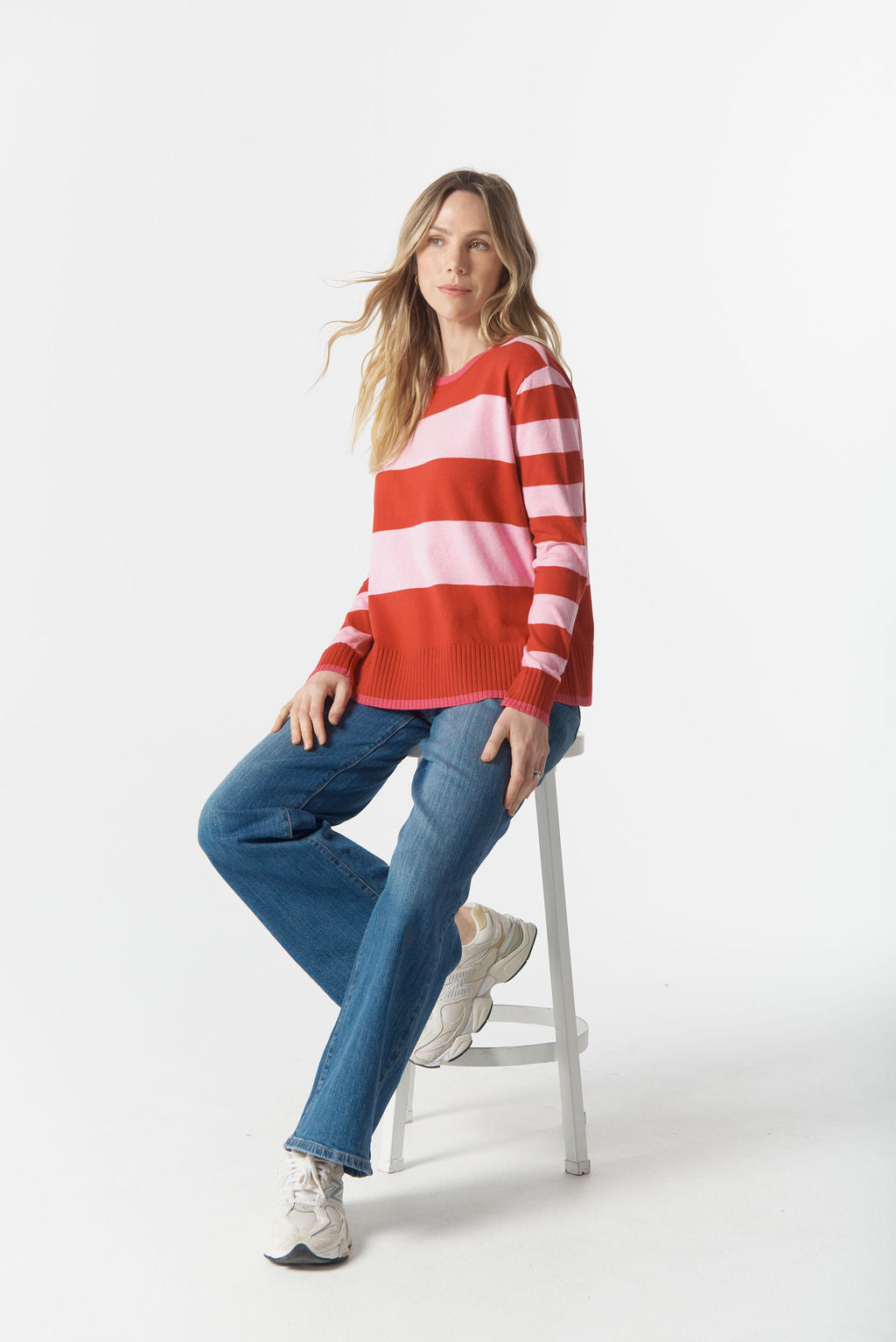 Stripe Preppy Knit