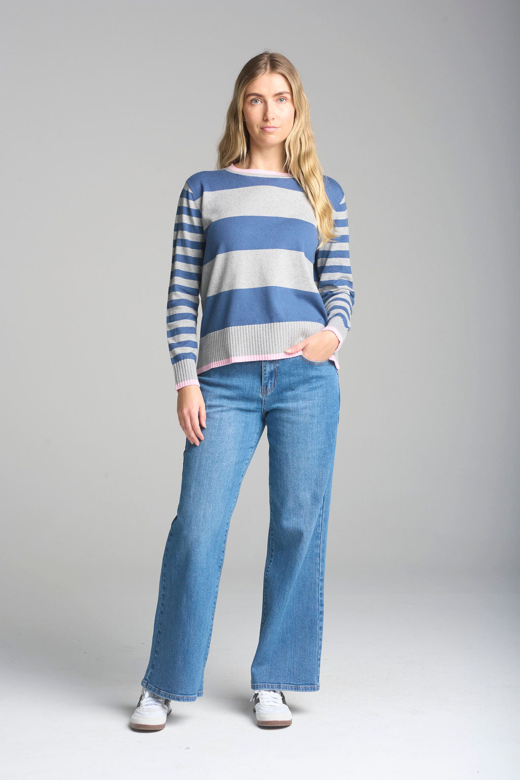 Stripe Preppy Knit