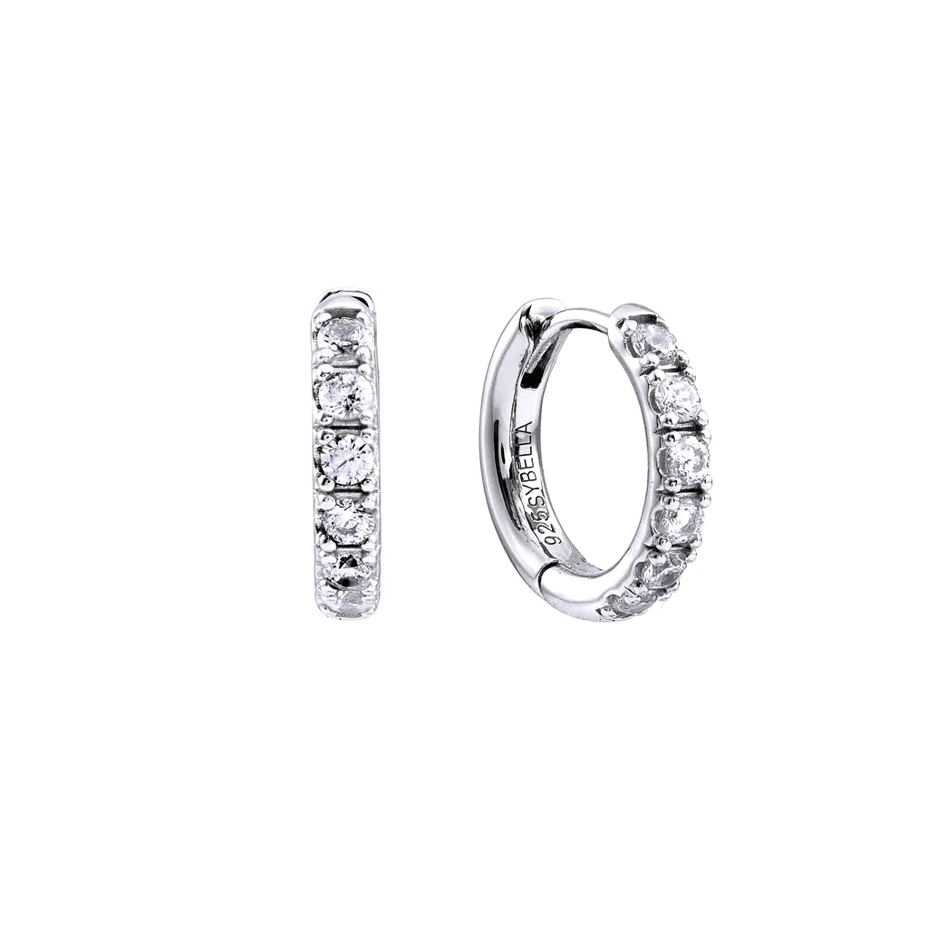 Cunic Zirconia Small Hoop Earrings