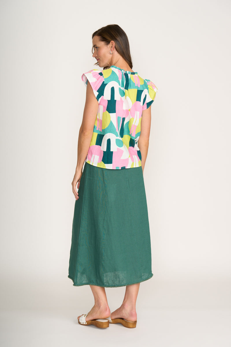 As A Button Top