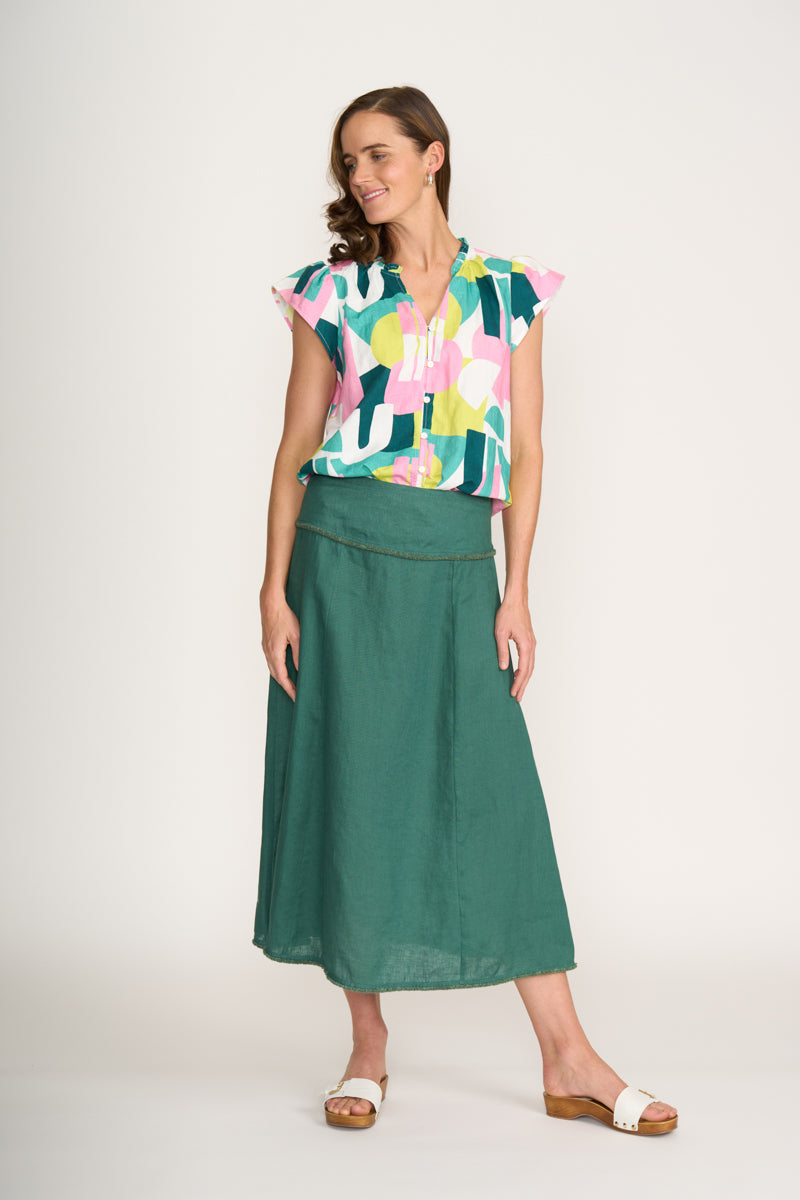 As A Button Top