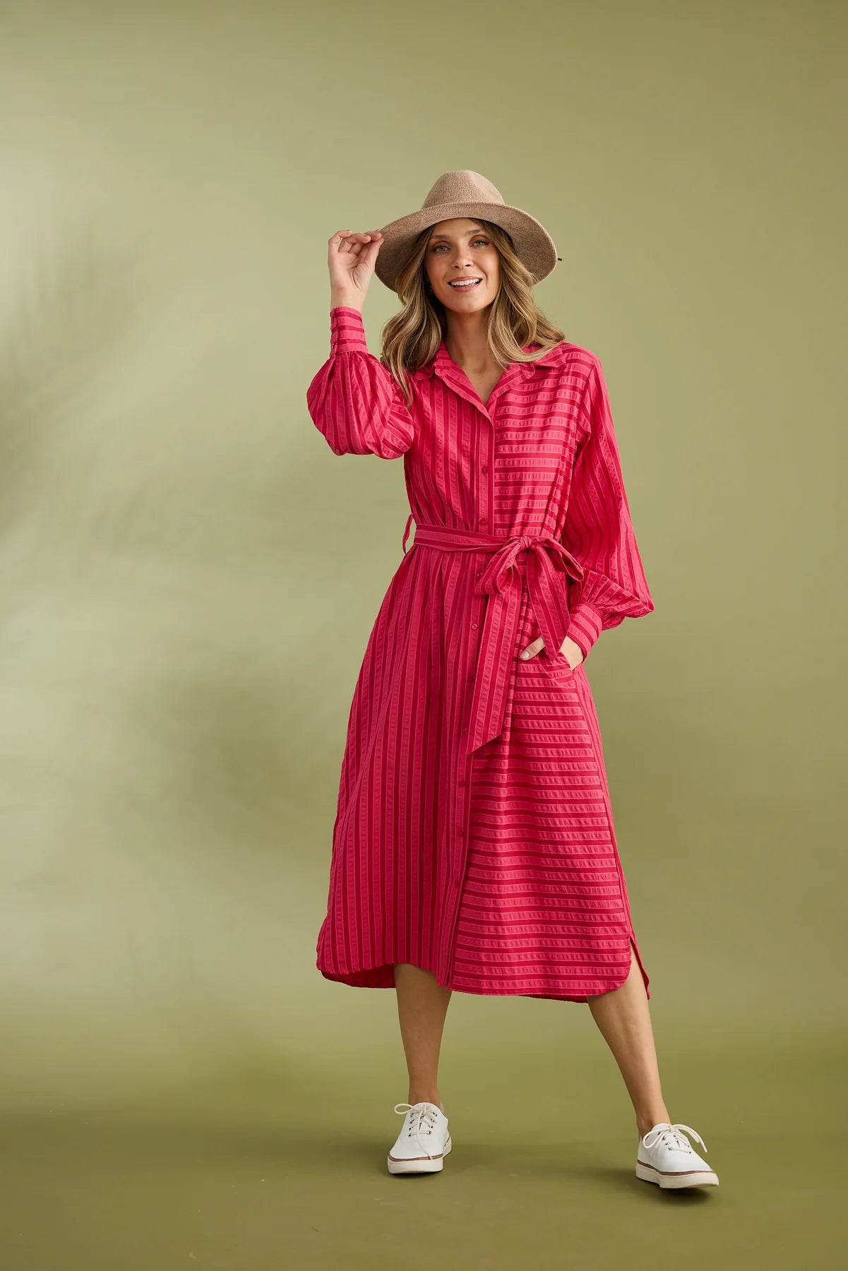 Carnation Shirt Dress