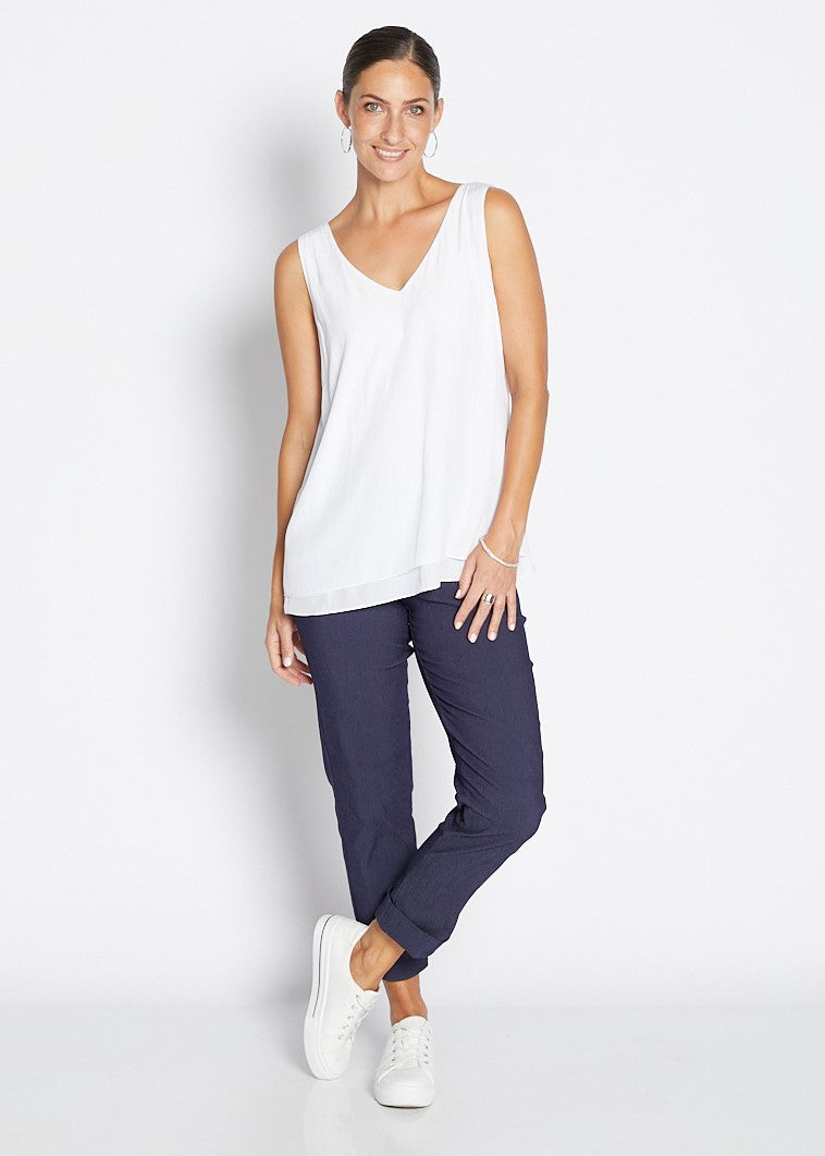 Crop Turn Up Pant