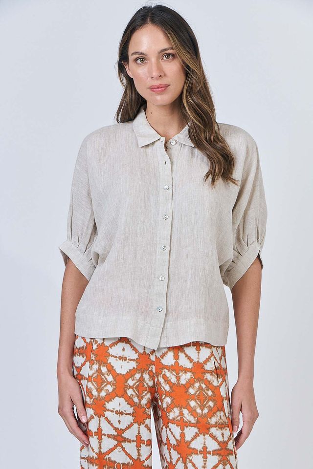 Linen Collared Shirt