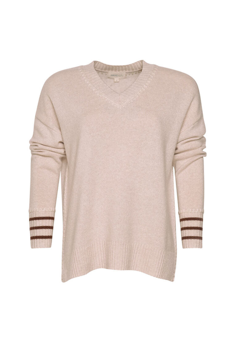 Saddle Row V Sweater