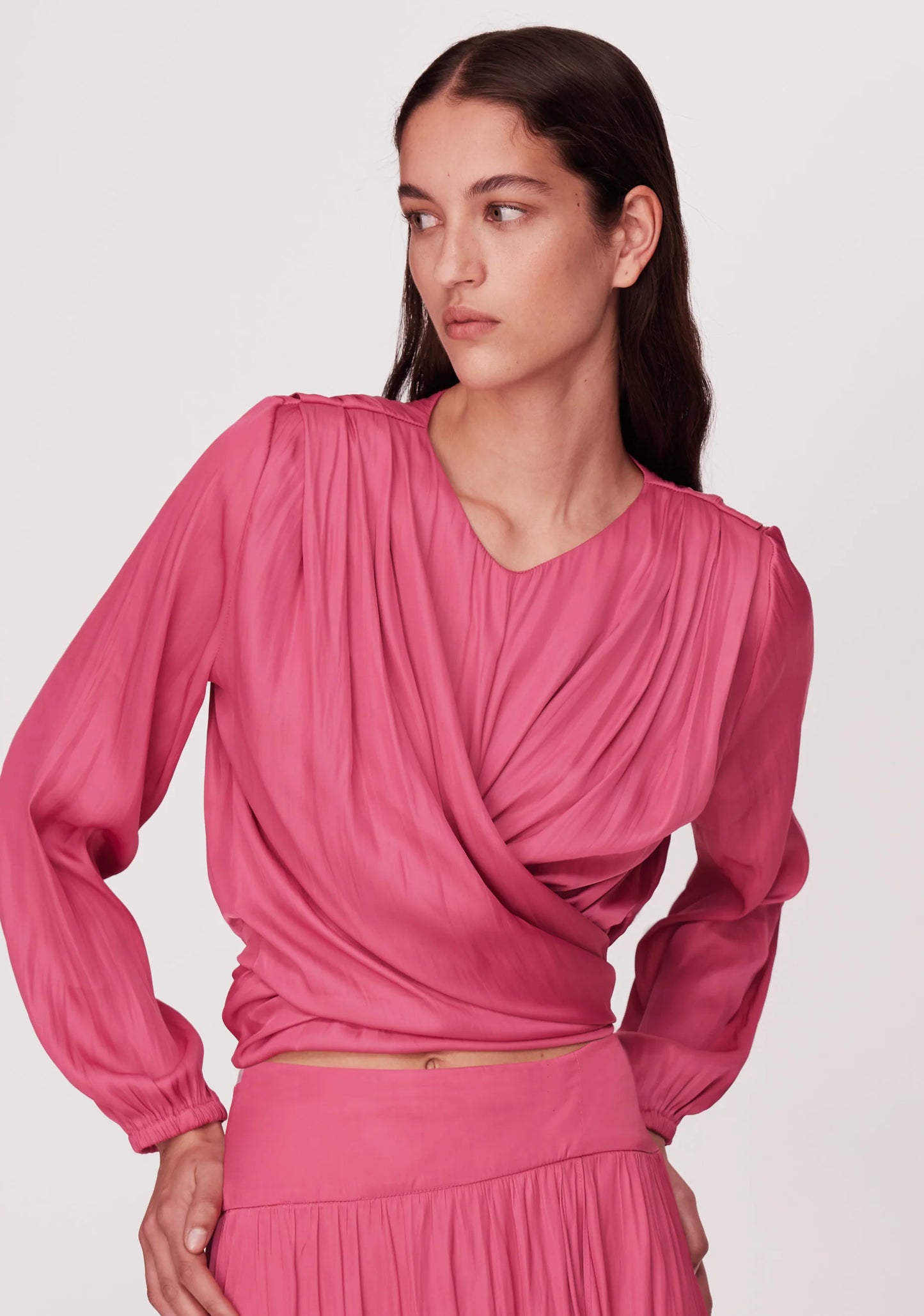 Oriana Wrap Top