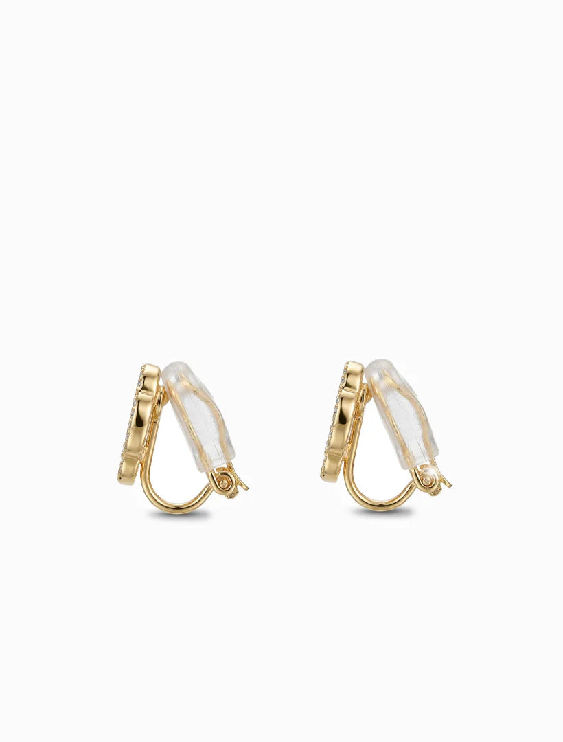 Clover Clip On Earrings