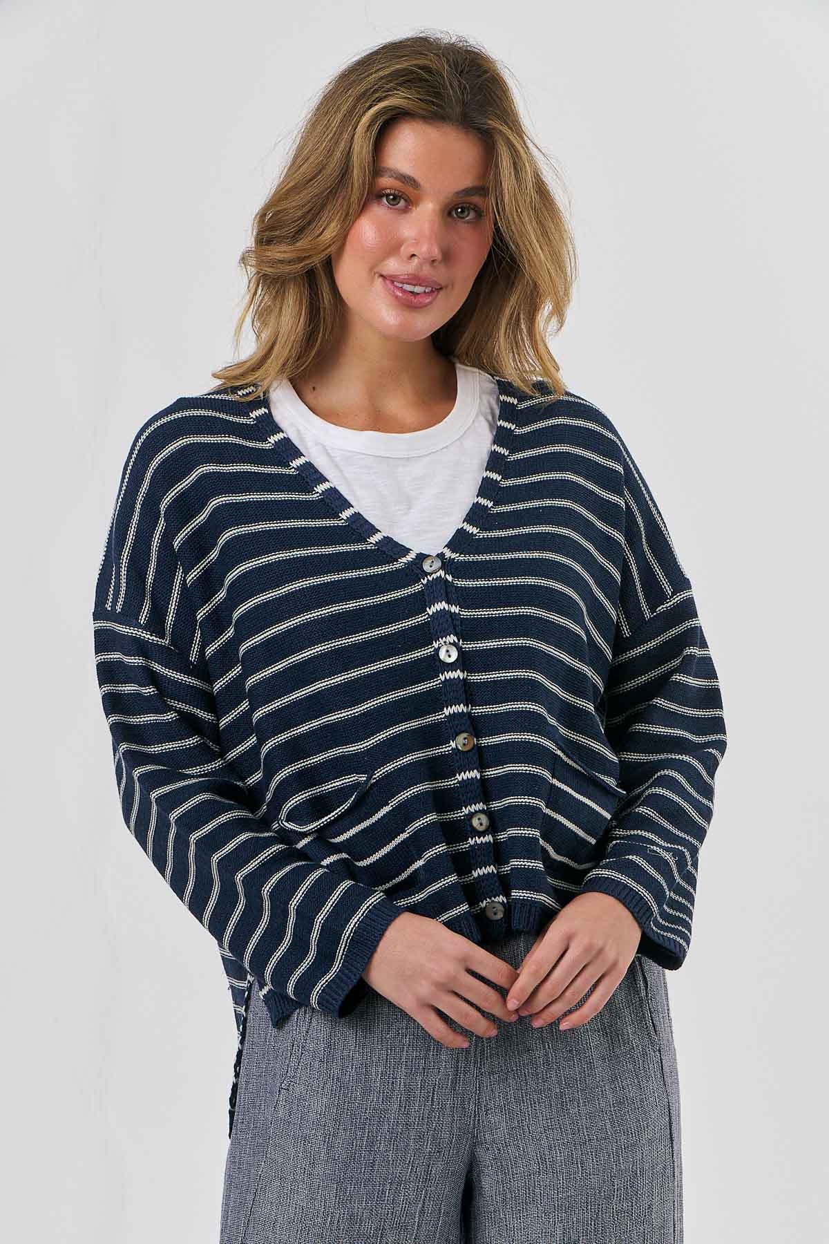 Stripe Cardigan