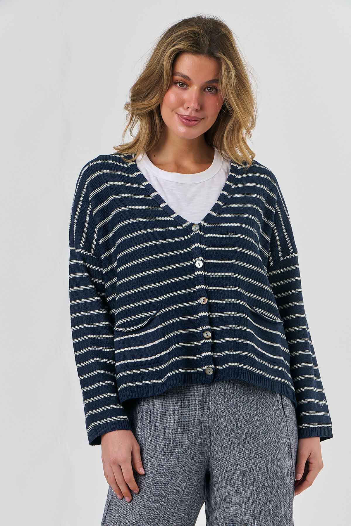 Stripe Cardigan