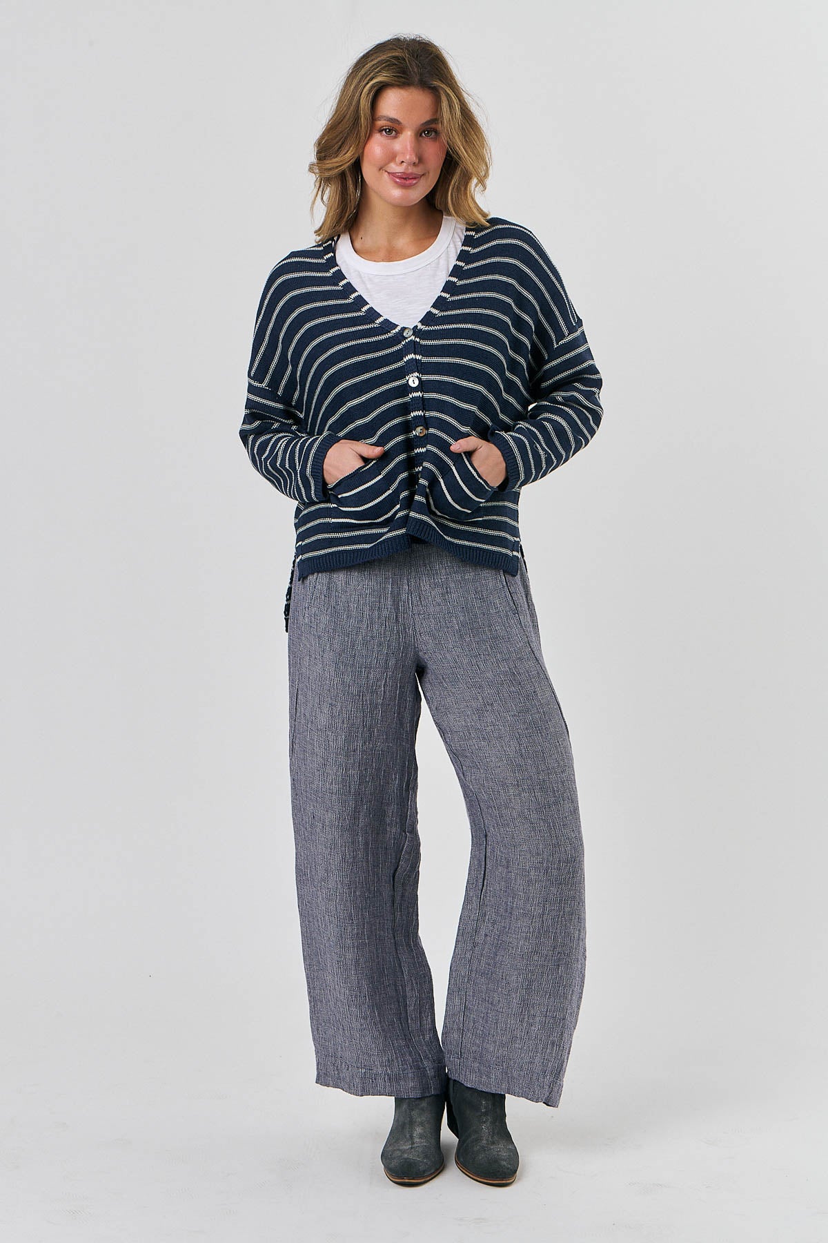 Stripe Cardigan