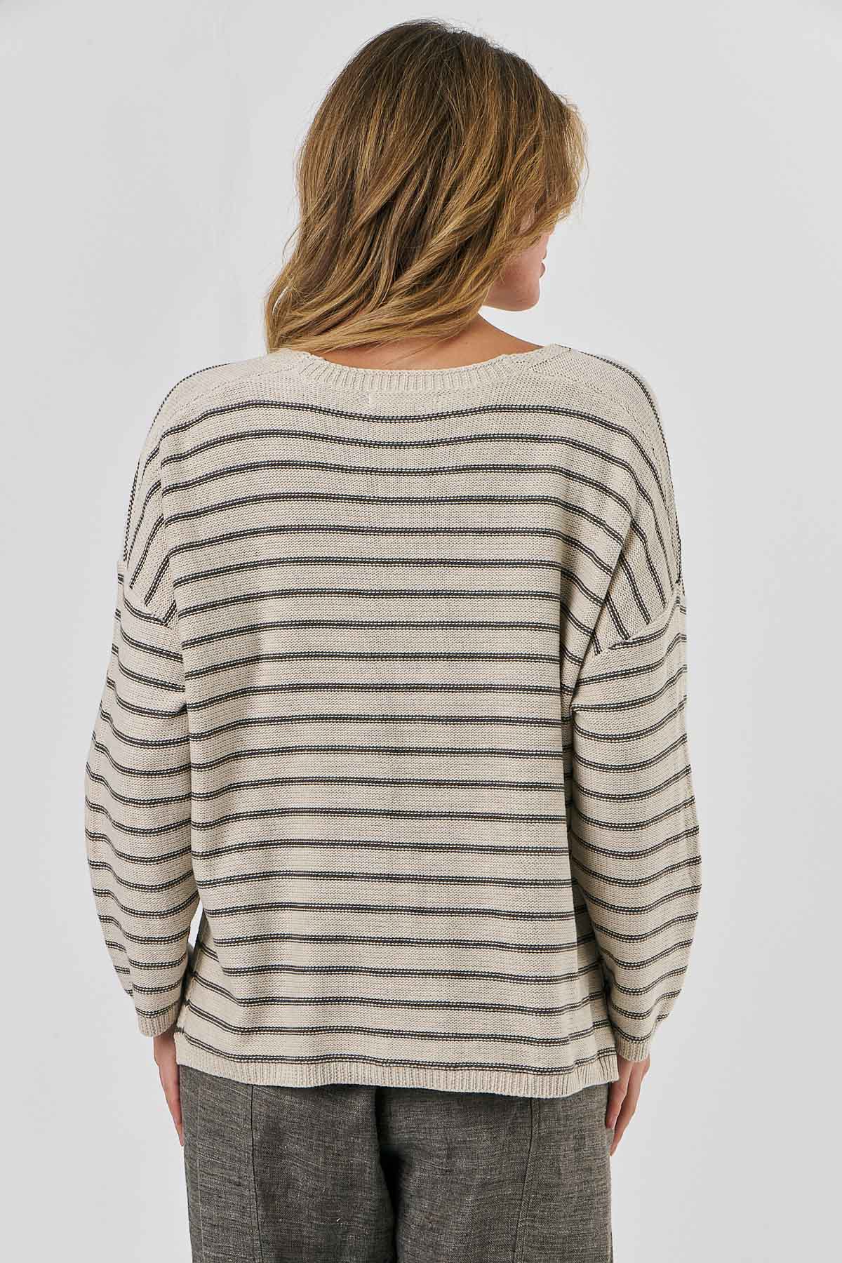 Stripe Cardigan