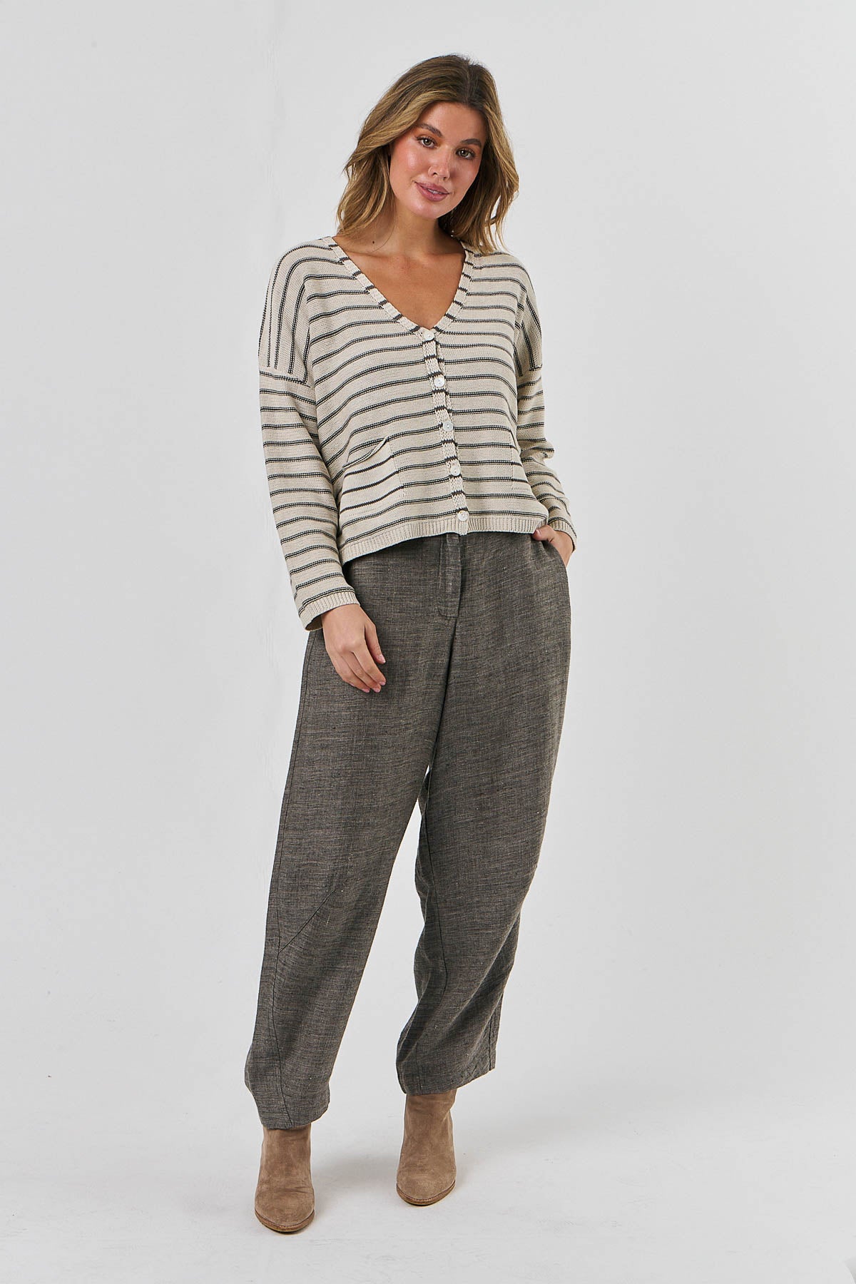 Stripe Cardigan