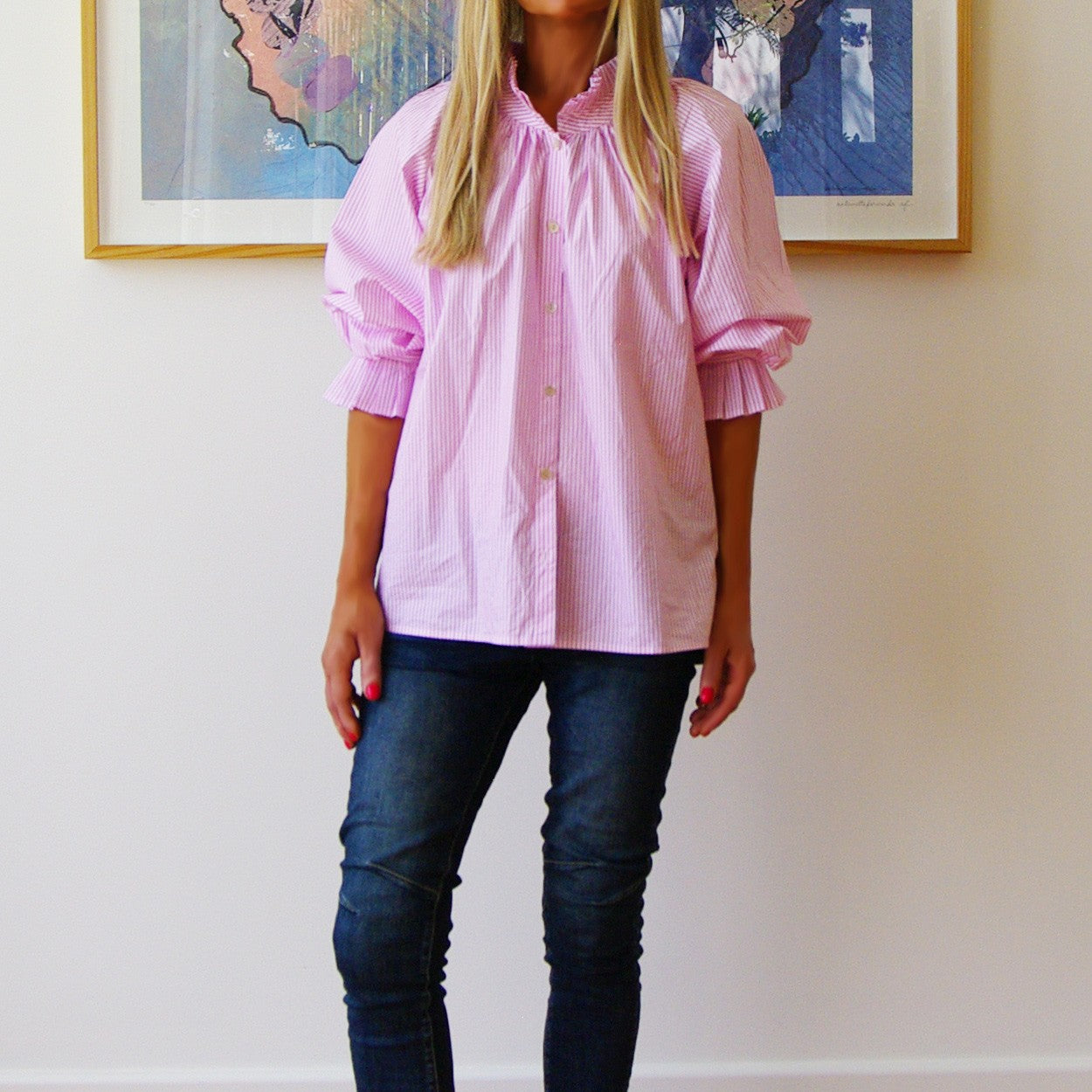 Olive Stripe Shirt