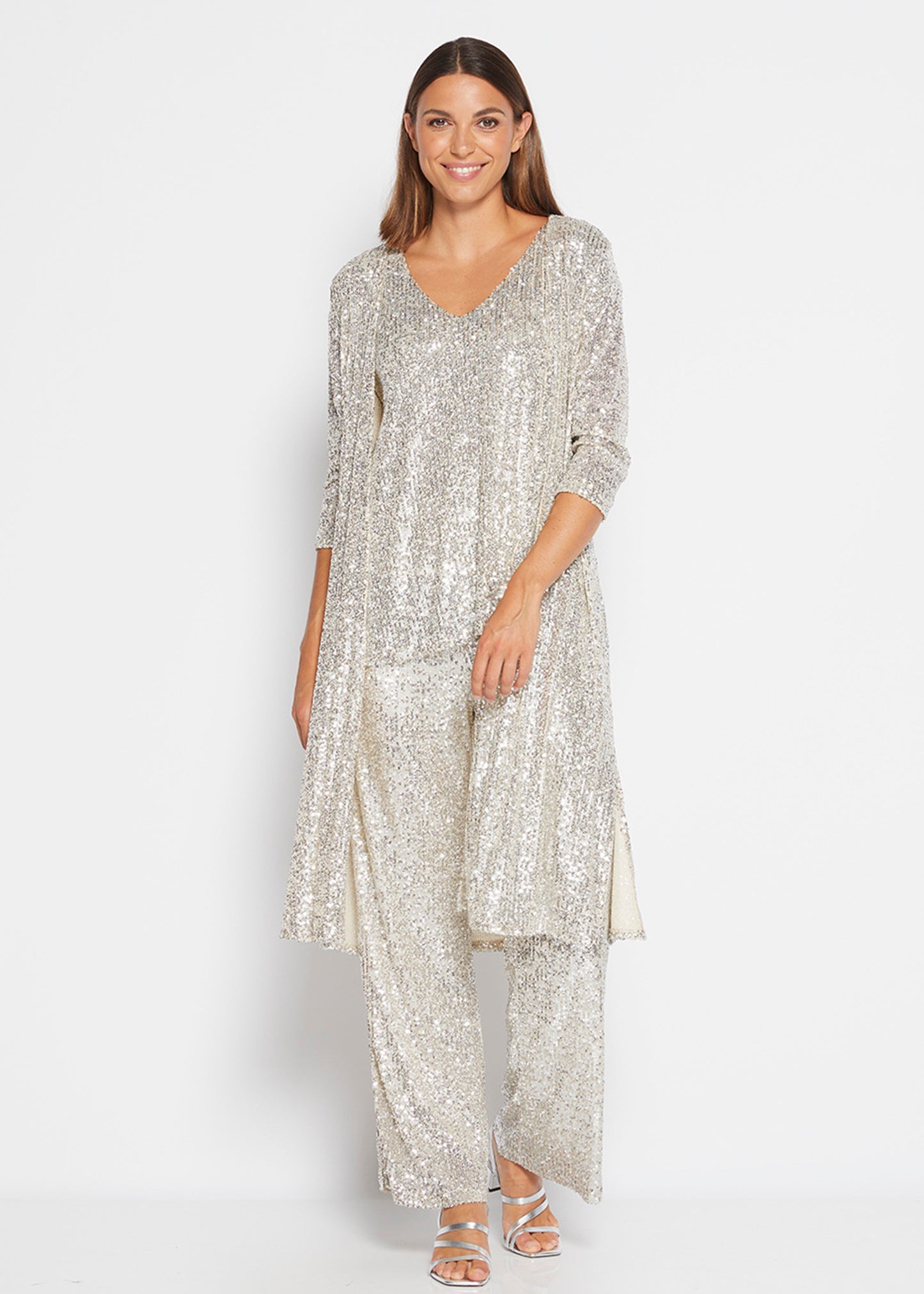 Sequin Palazzo Pant