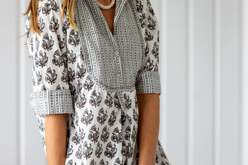Flower Bunch Shirtdress