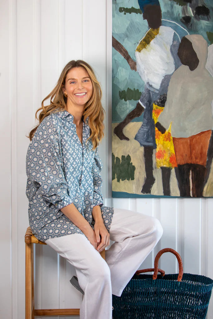 Window Pane Shirtdress