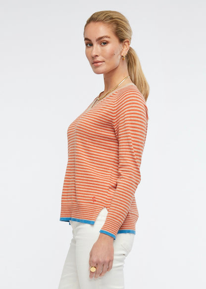Essential Stripe V Knit