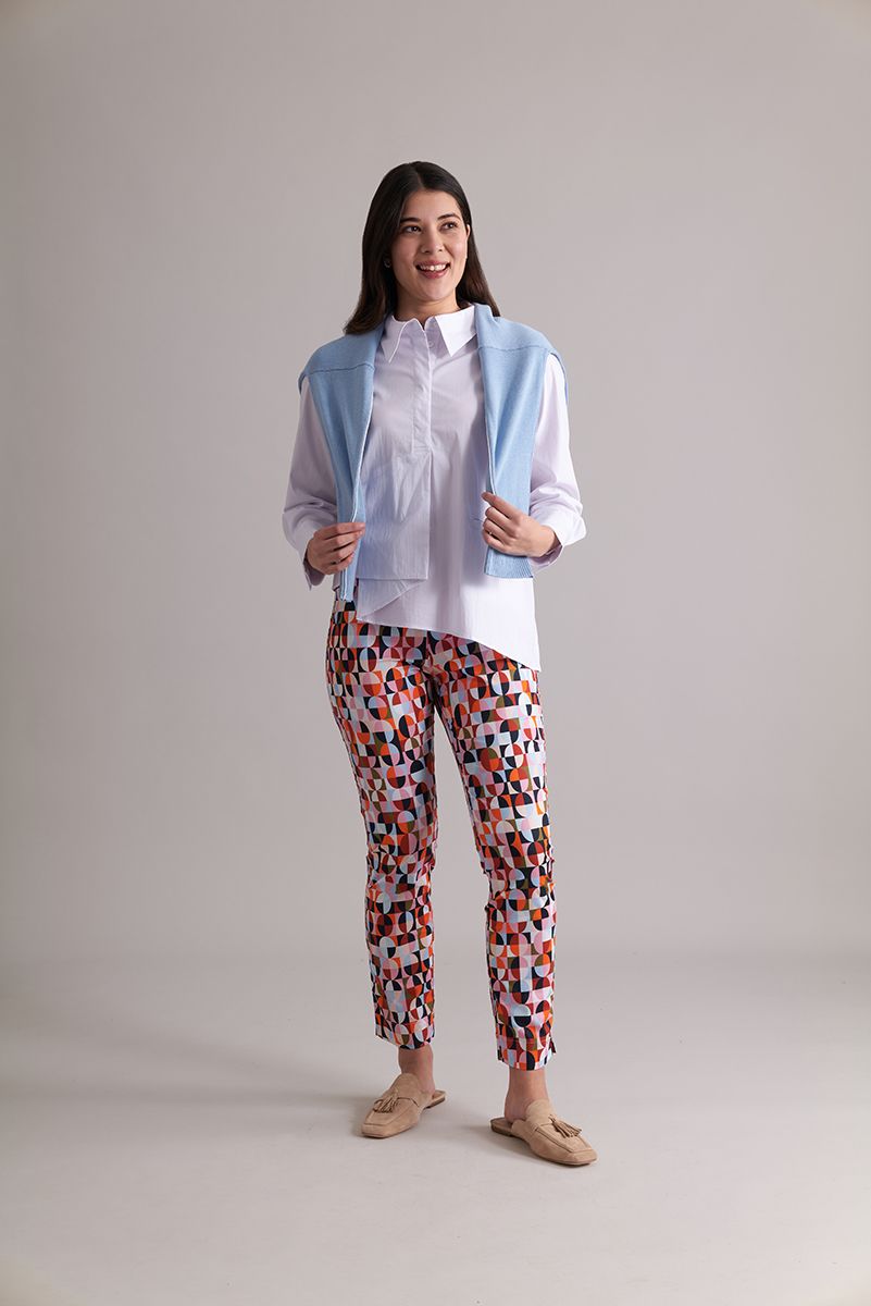 Print Fuss Free Capri